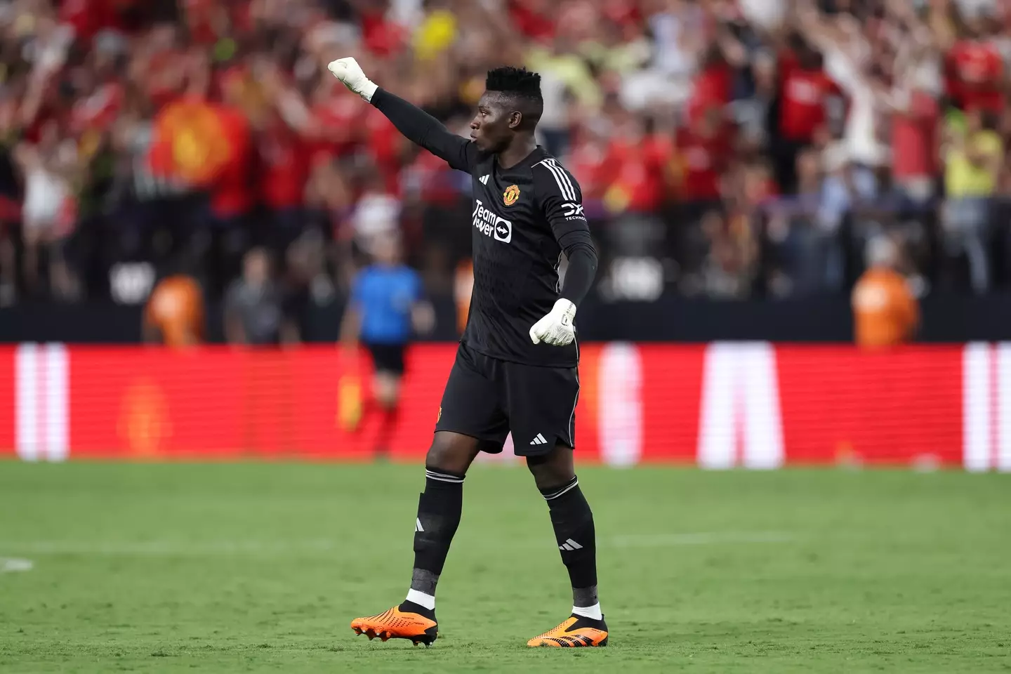 Andre Onana in action against Manchester United. Image: Getty