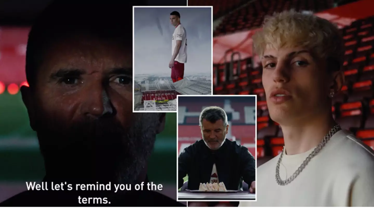 Roy Keane references scathing 'prawn sandwich' rant in Man Utd third kit launch video