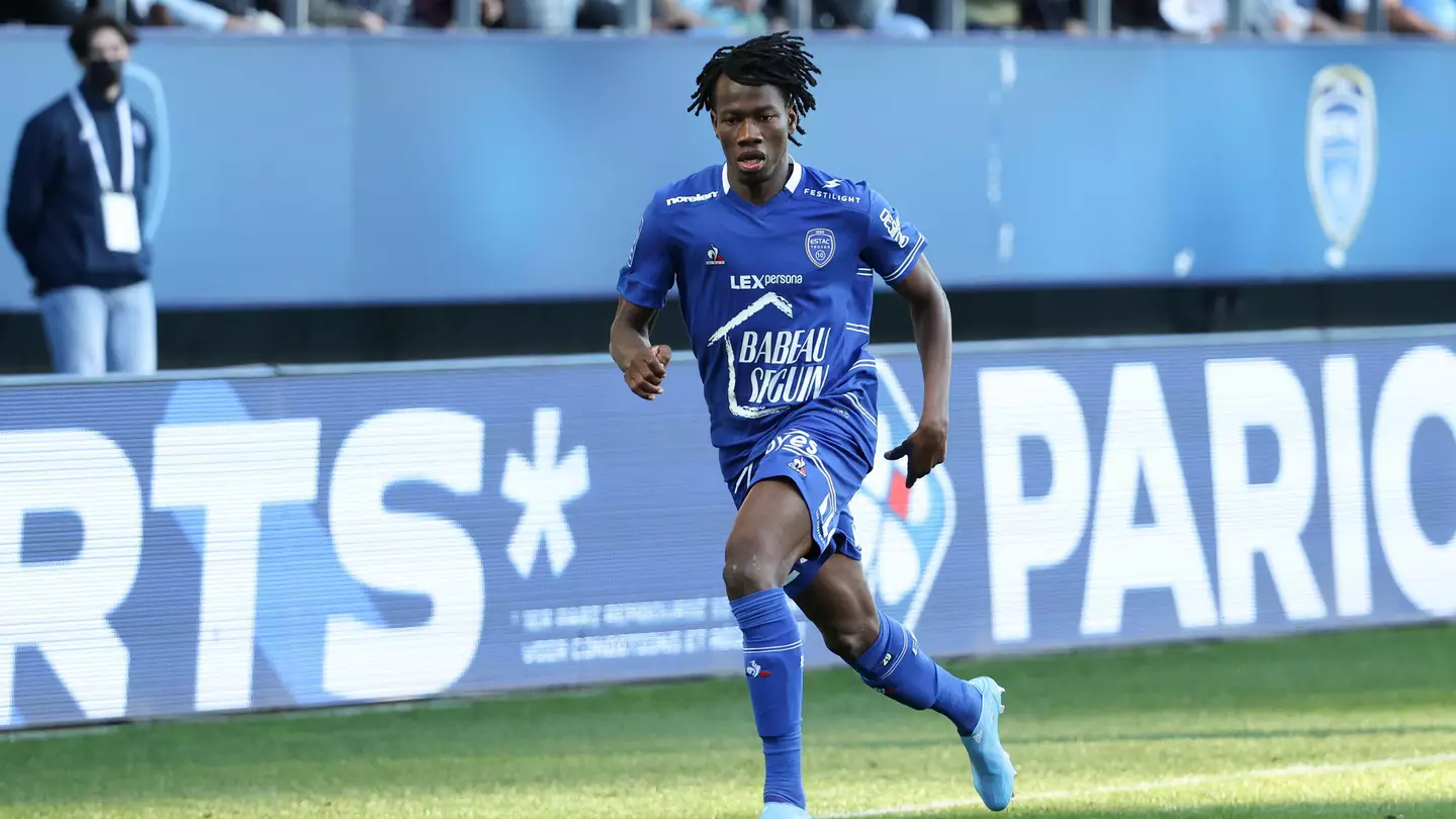 Issa Kabore in action for Troyes