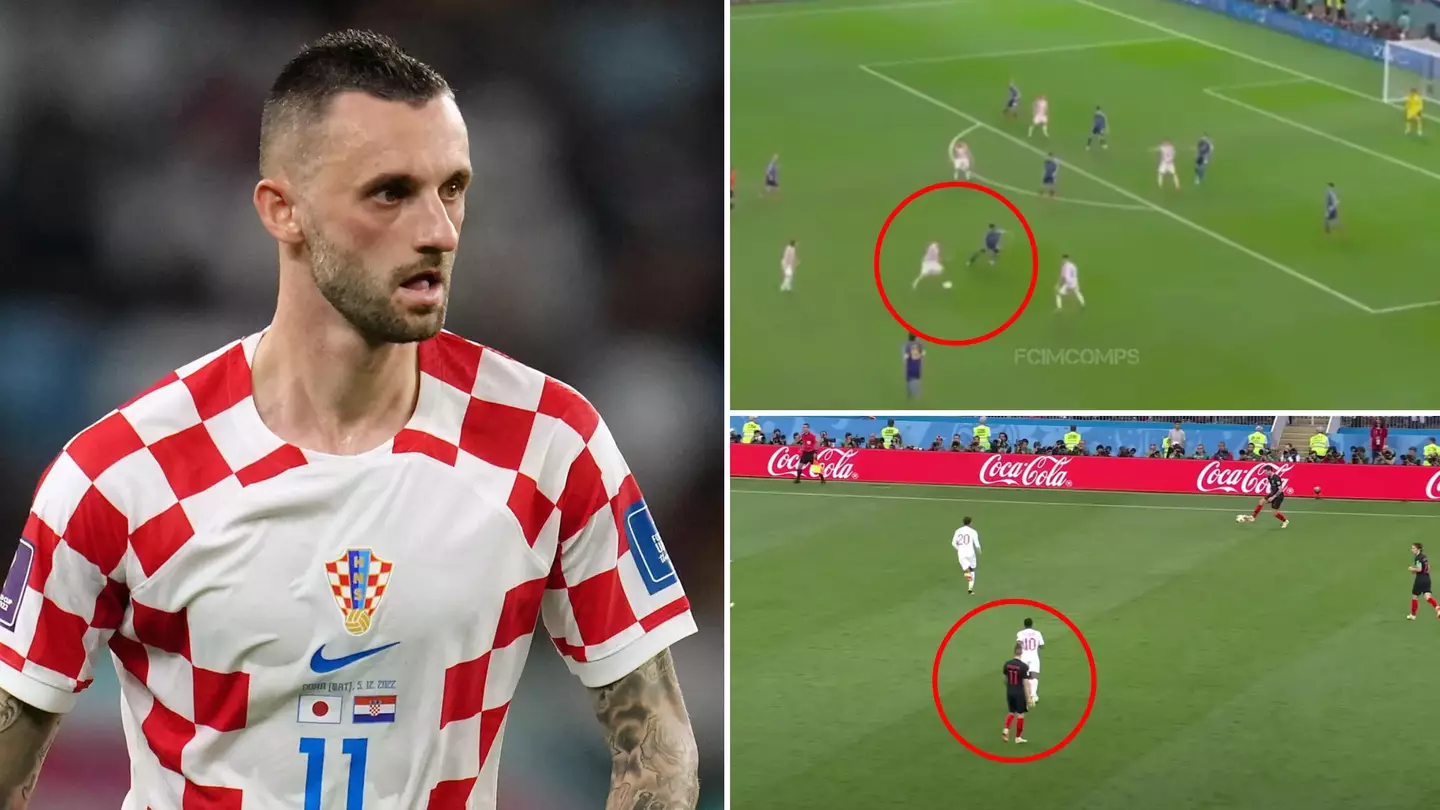 Marcelo Brozovic broke his own World Cup record, that he originally set vs England in 2018