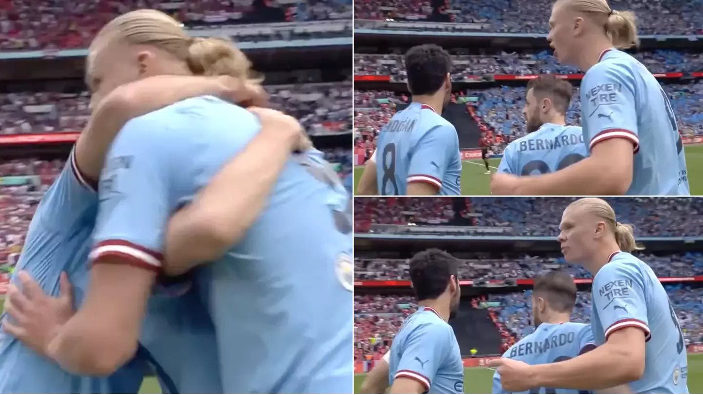 Fans all heard what Erling Haaland said after Man City won the FA Cup, he's built differently