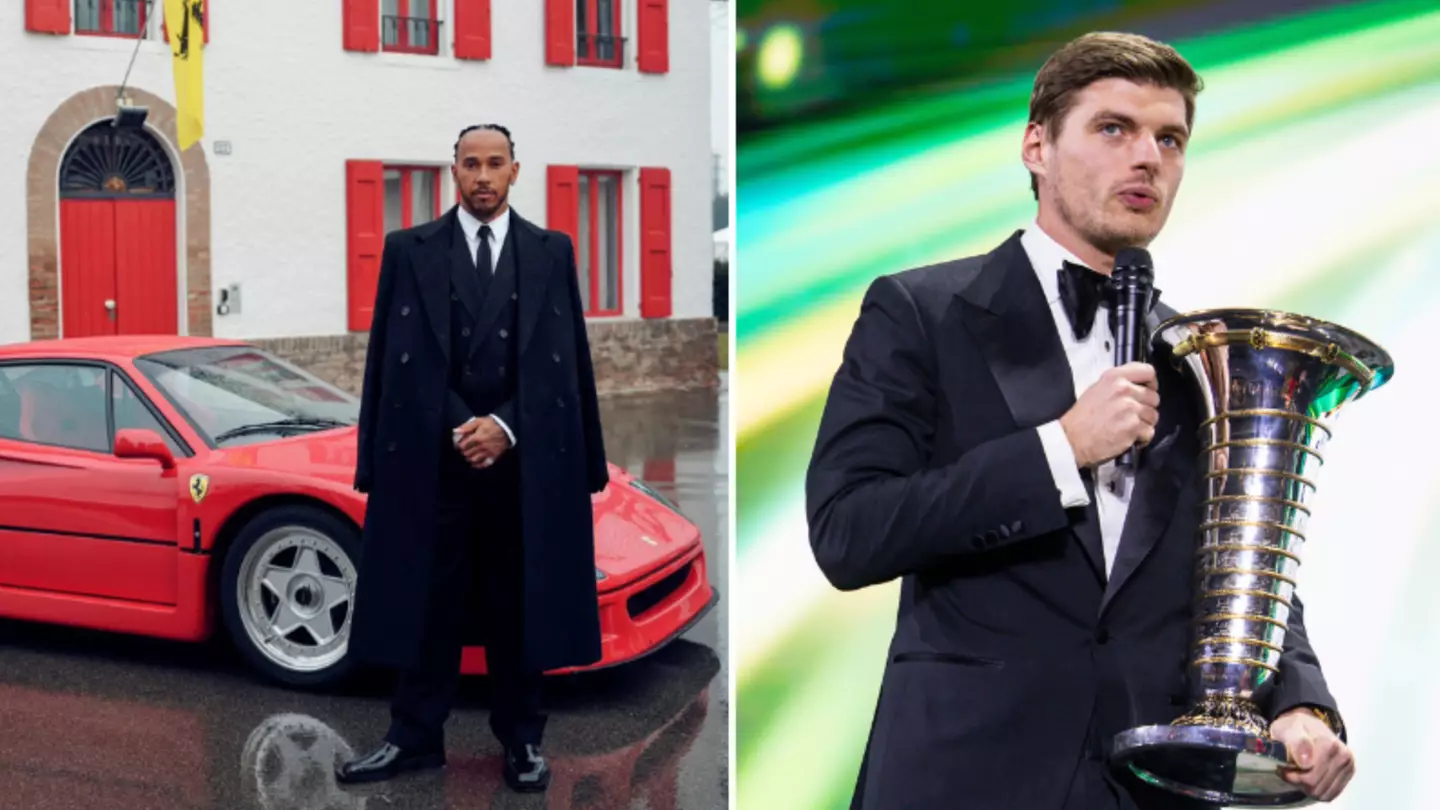 Fans have spotted hidden detail in Lewis Hamilton's first Ferrari post and think it's the coldest message to Max Verstappen