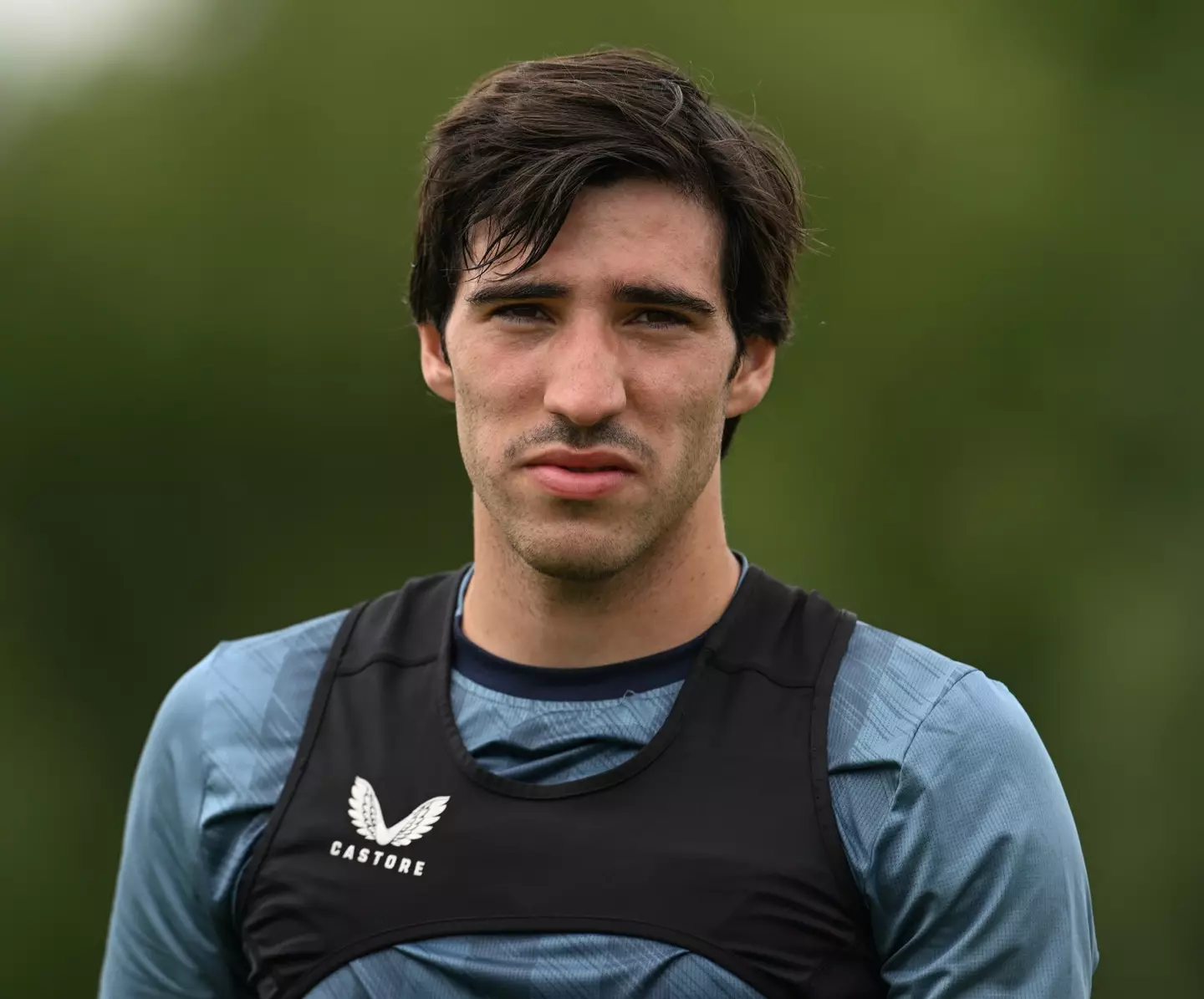 Sandro Tonali in pre-season training. Image: Getty 