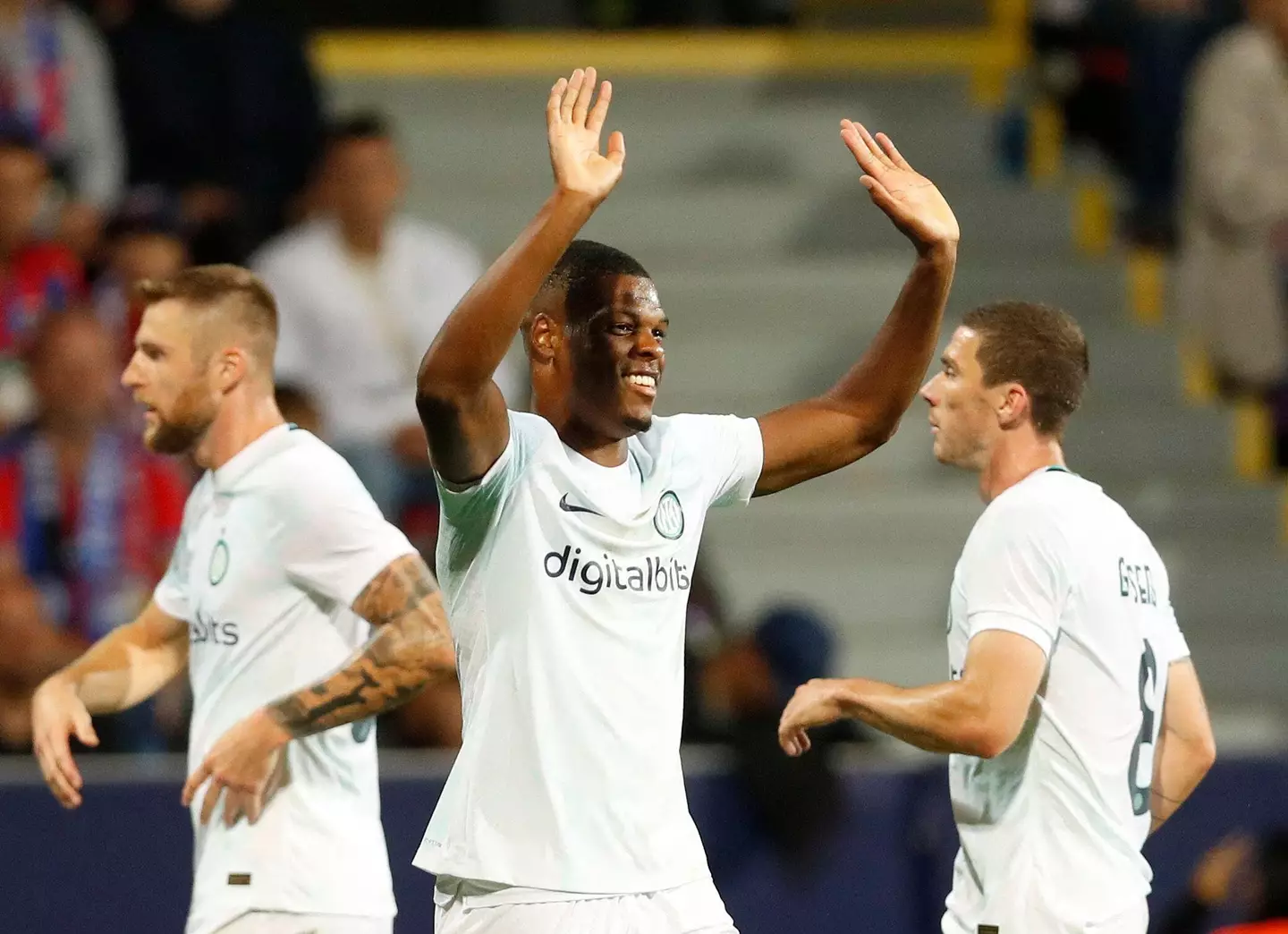 Denzel Dumfries has scored two goals for Inter Milan so far this season. (Alamy)