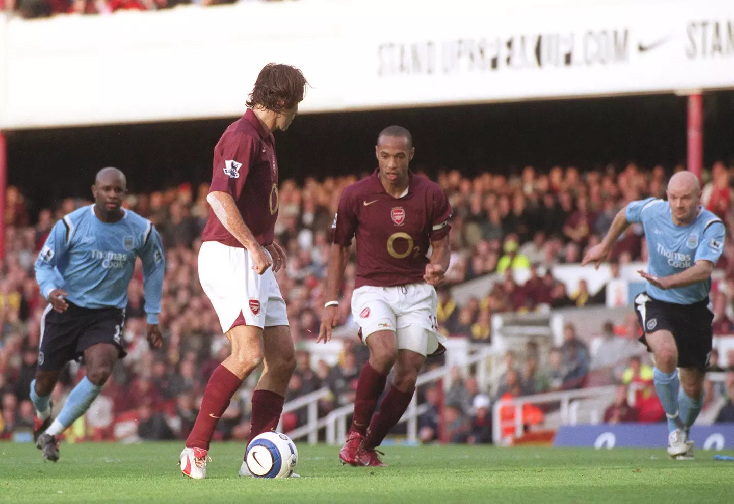 Pires and Henry's penalty routine went horribly wrong. Image: Getty