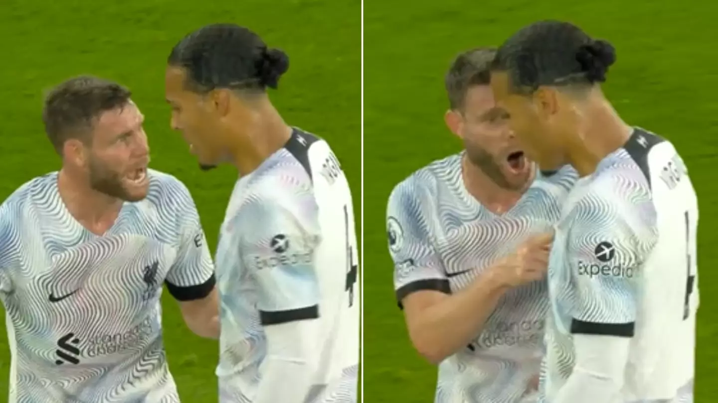 James Milner was absolutely furious with Virgil van Dijk for Man United's opener against Liverpool