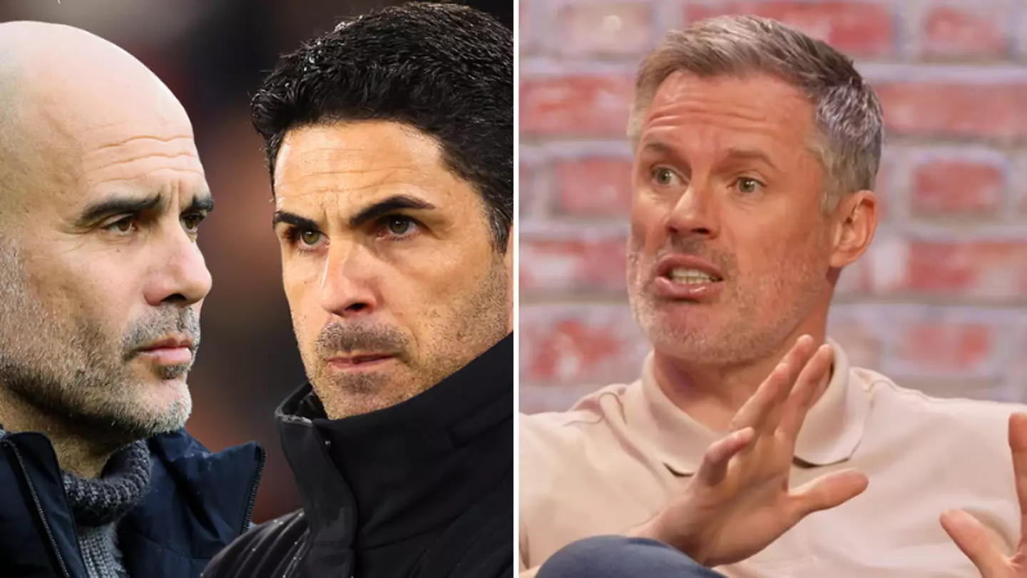 Jamie Carragher reveals who he wants to win in Man City vs Arsenal as bold title prediction made