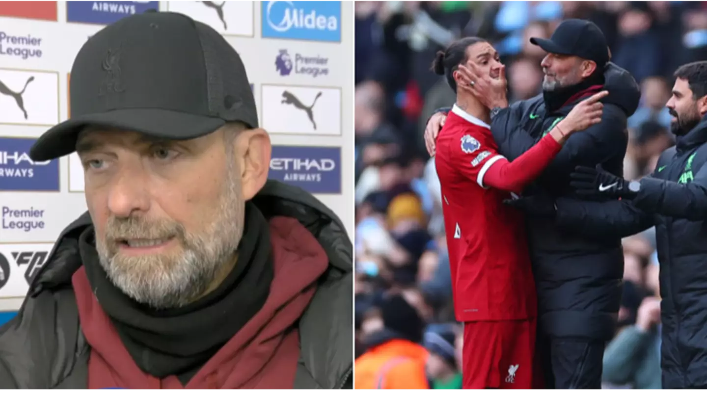 Jurgen Klopp suggests why Darwin Nunez squared up to Pep Guardiola at full-time