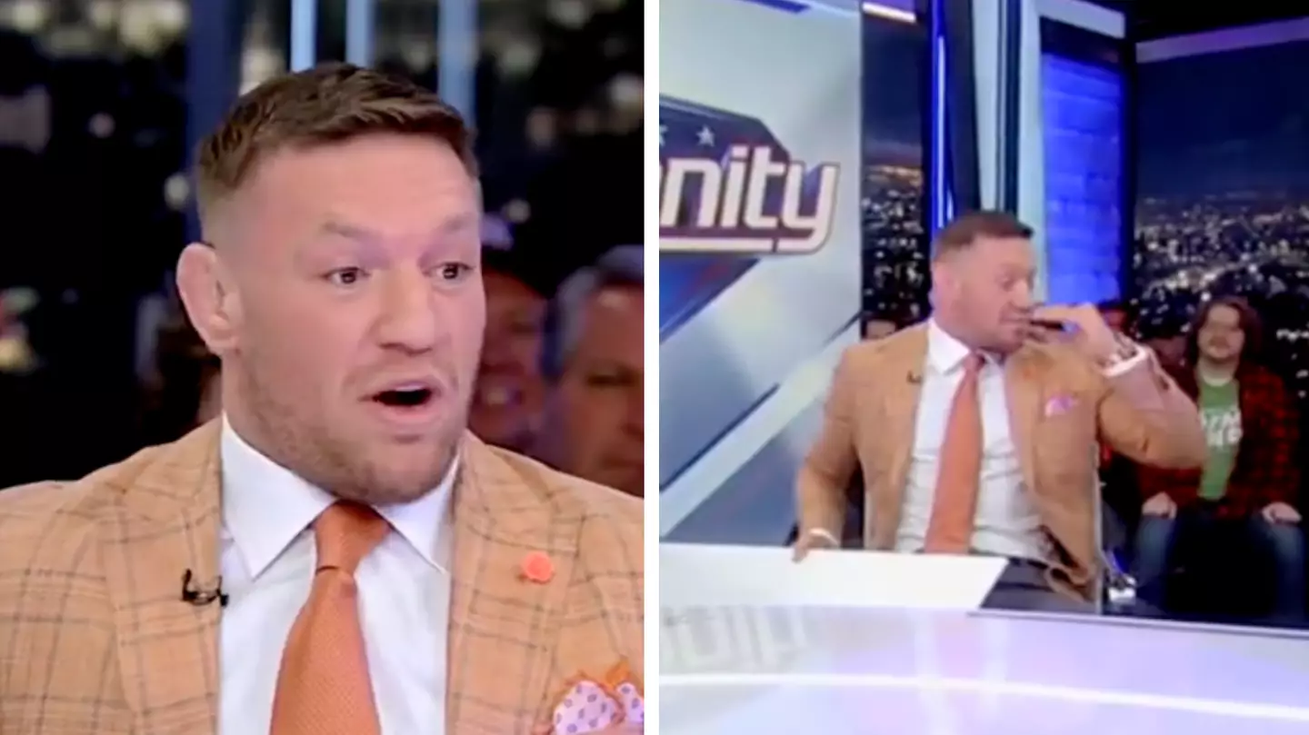 Conor McGregor accidentally drops F-bomb live on television