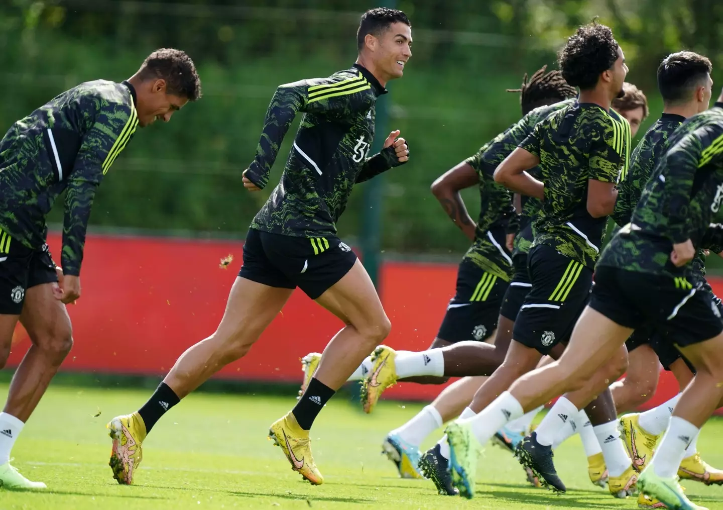 United players in training. (Image