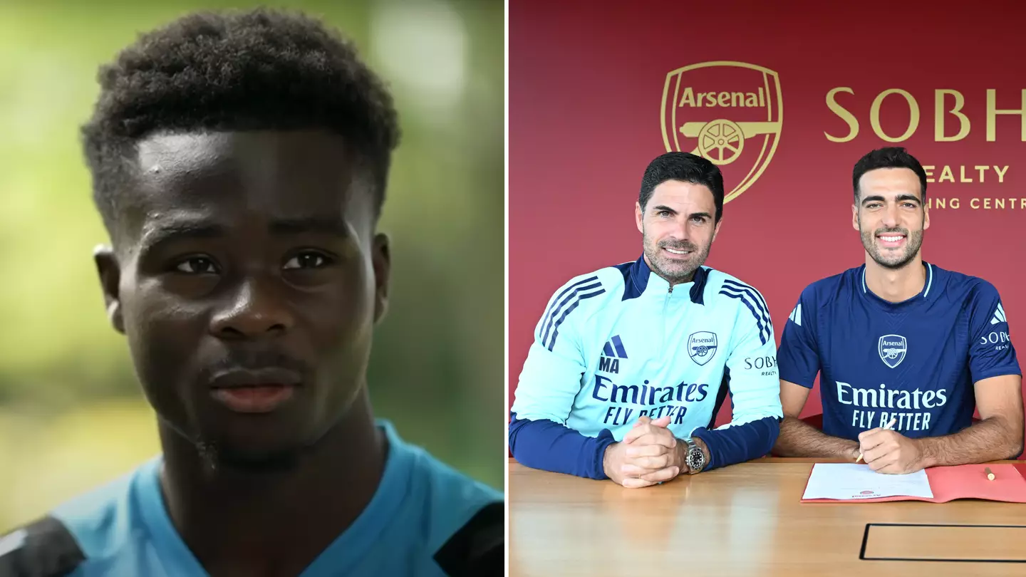 What Bukayo Saka said in four-word message to Sky Sports reporter at Arsenal training ground speaks volumes