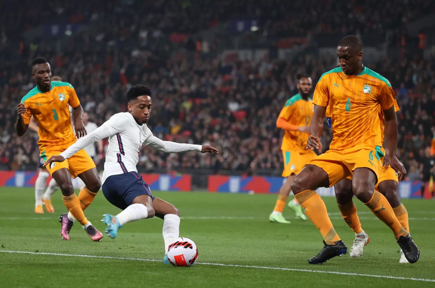 Walker-Peters played against Ivory Coast earlier this year. Image: Alamy