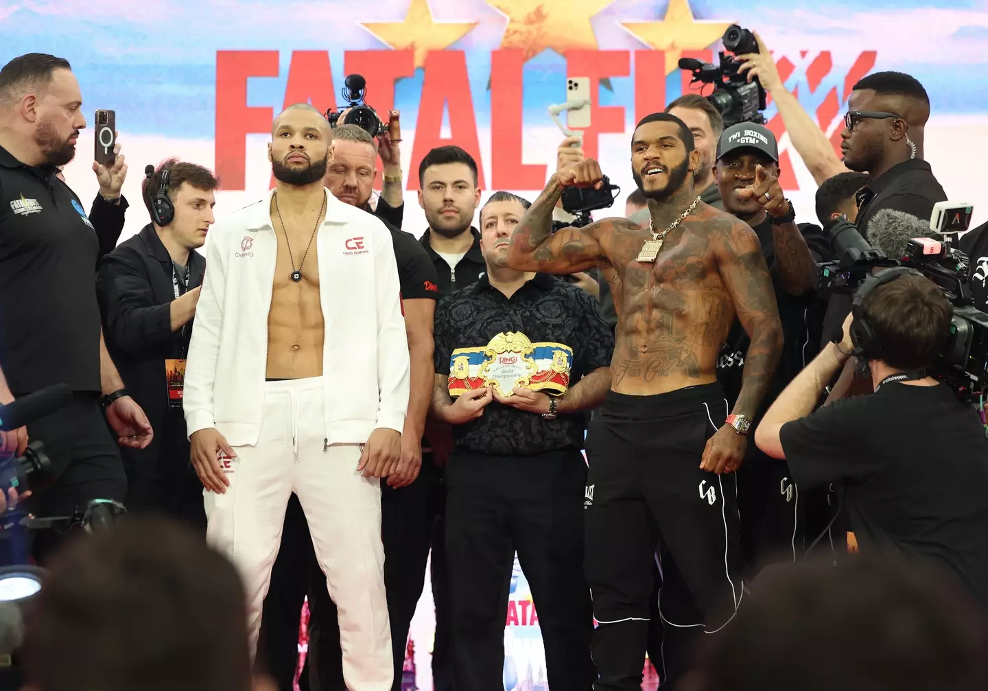 Chris Eubank Jr. and Conor Benn will run it back on November 15 following their April bout. Image: Getty