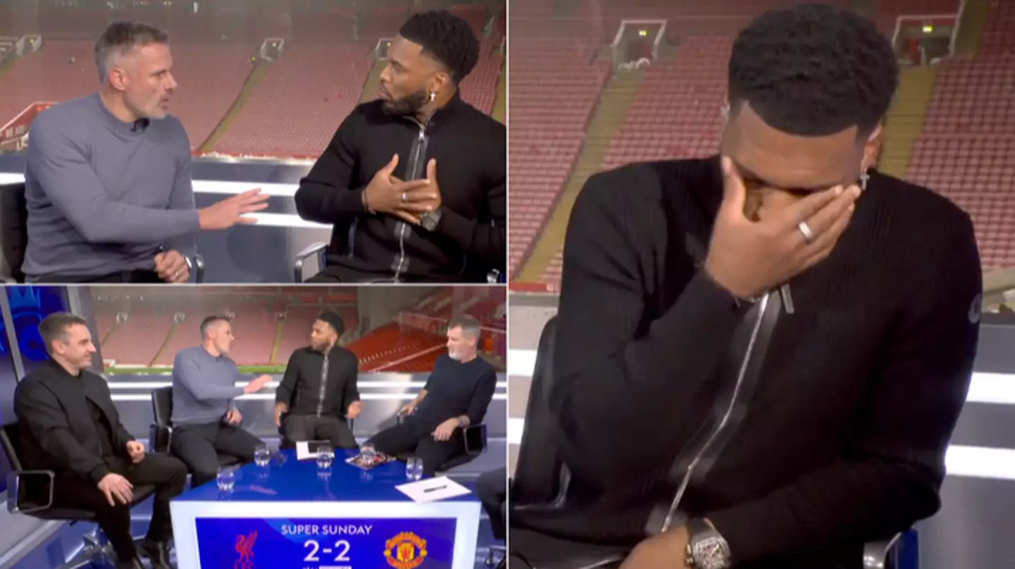 Daniel Sturridge gets told to ‘stop’ by Jamie Carragher during heated on-air debate over Trent Alexander-Arnold