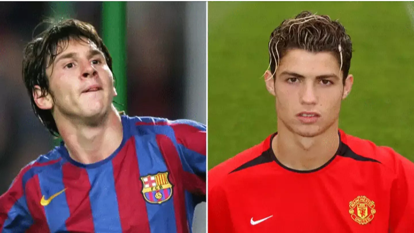 Cristiano Ronaldo and Lionel Messi's first payslips compared from Man Utd and Barcelona days