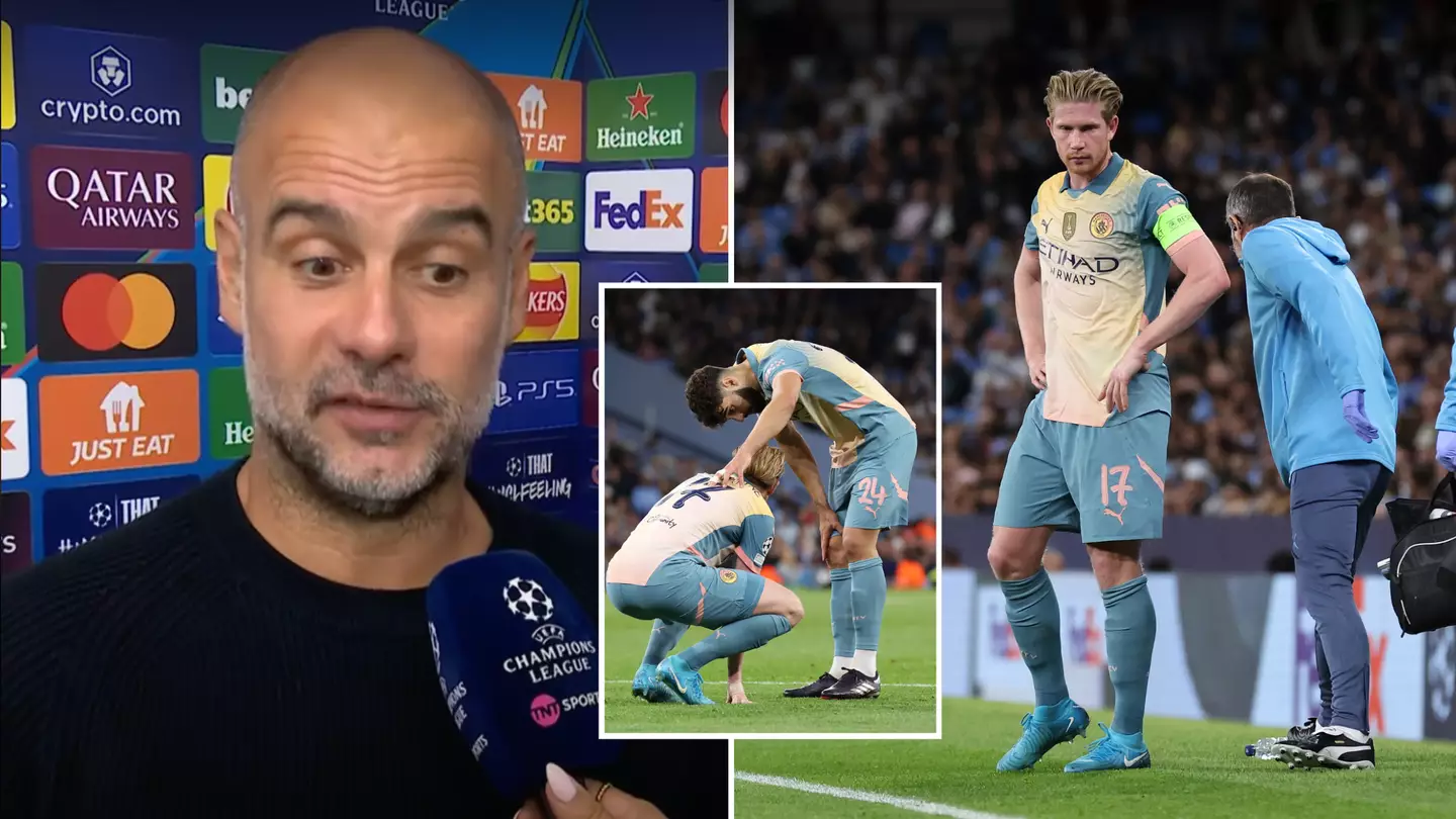 Pep Guardiola gives worrying Kevin De Bruyne injury update days before Man City face Arsenal