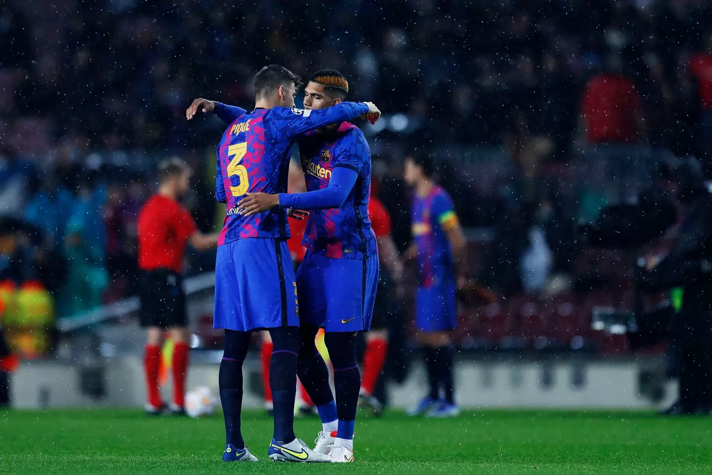 The defender has partnered Gerard Pique in central defence this season (Image: Alamy)