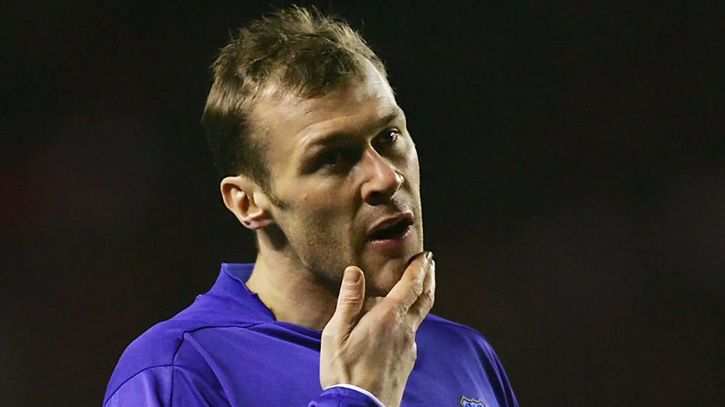 Duncan Ferguson was banned from Everton pre-season tour after headbutt prevented him entering the US