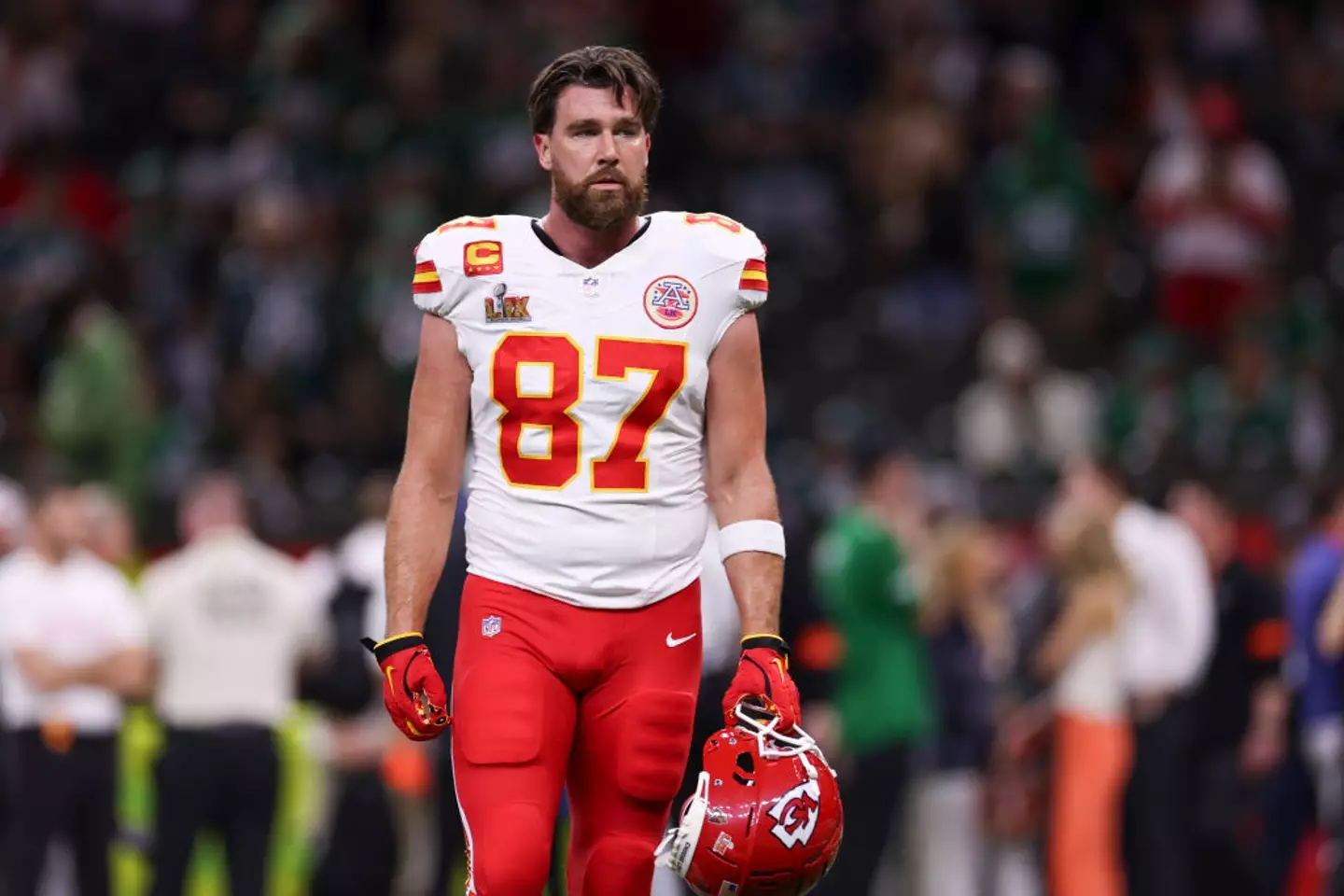 Travis Kelce is said to have 'pondered' retirment (Credit:Getty)