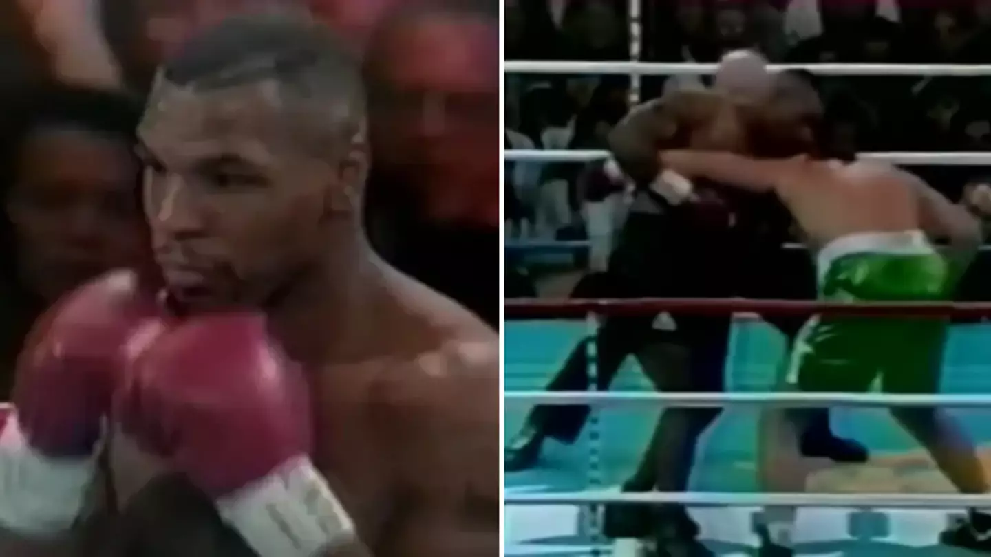 Boxing fans convinced there's a 'time traveller' in 1995 Mike Tyson fight video as mysterious clip resurfaces