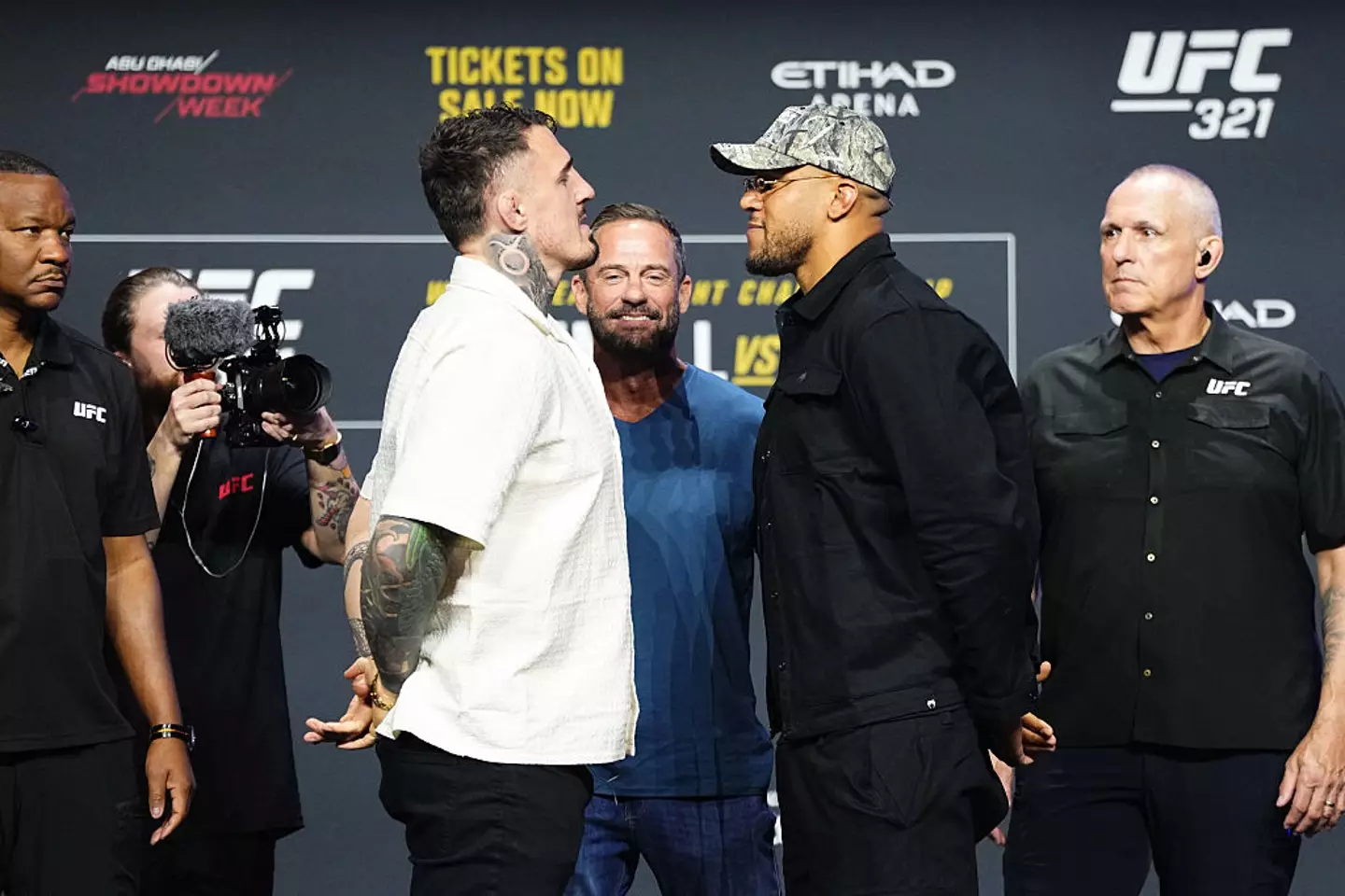 Tom Aspinall faces Ciryl Gane at UFC 321. (Image: Jeff Bottari/Zuffa LLC)