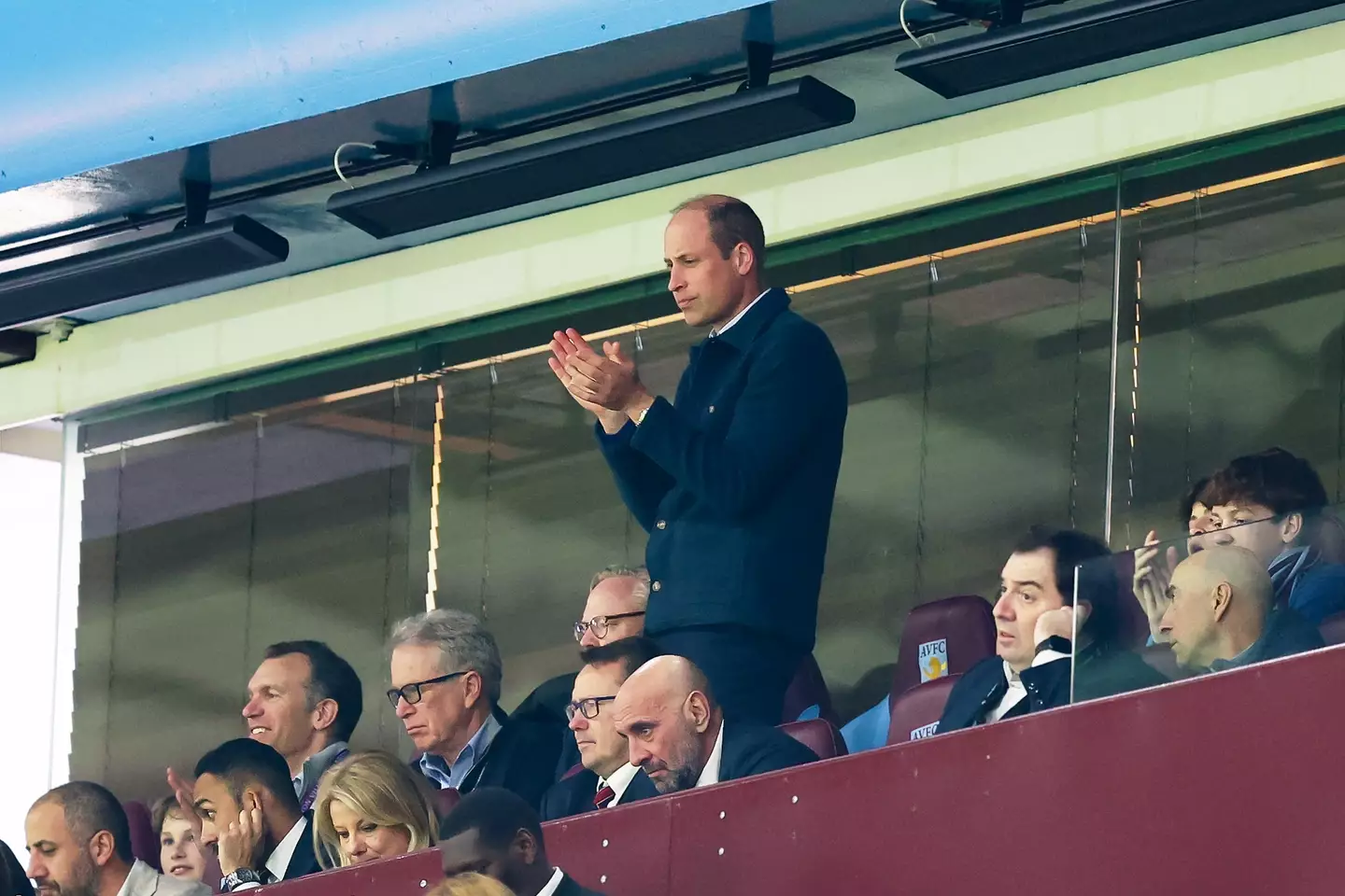 Prince William has attended numerous Villa games over the years. Image credit: Getty