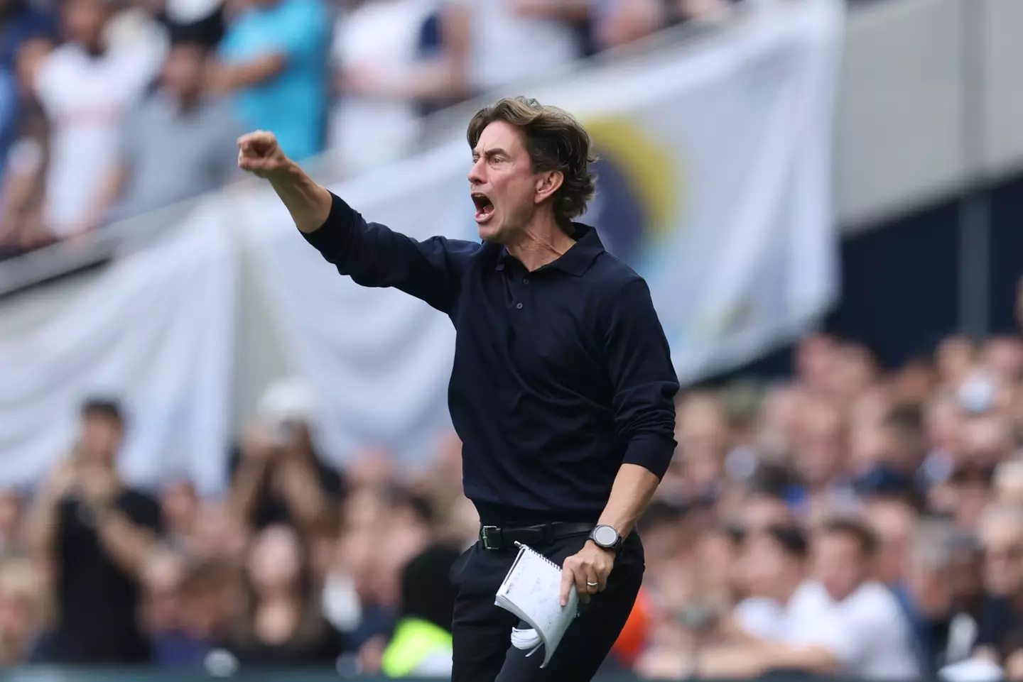 Thomas Frank has reportedly spoken to Tottenham. Image: Getty