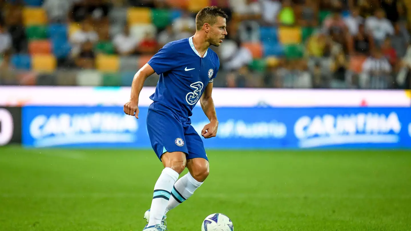 Chelsea's Cesar Azpilicueta portrait in action during the friendly football match Udinese Calcio vs Chelsea FC. (Alamy)