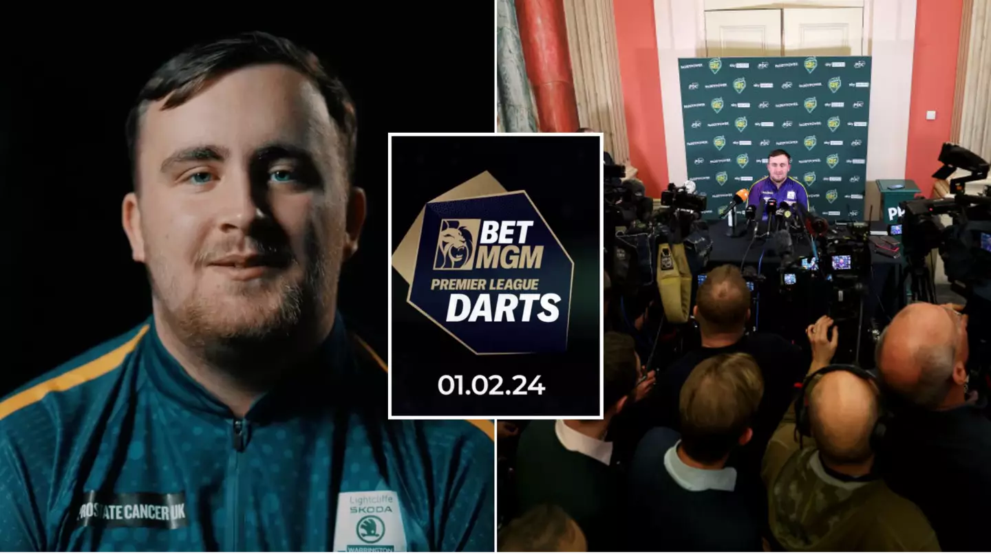 Luke Littler issues response after Premier League Darts debut is confirmed