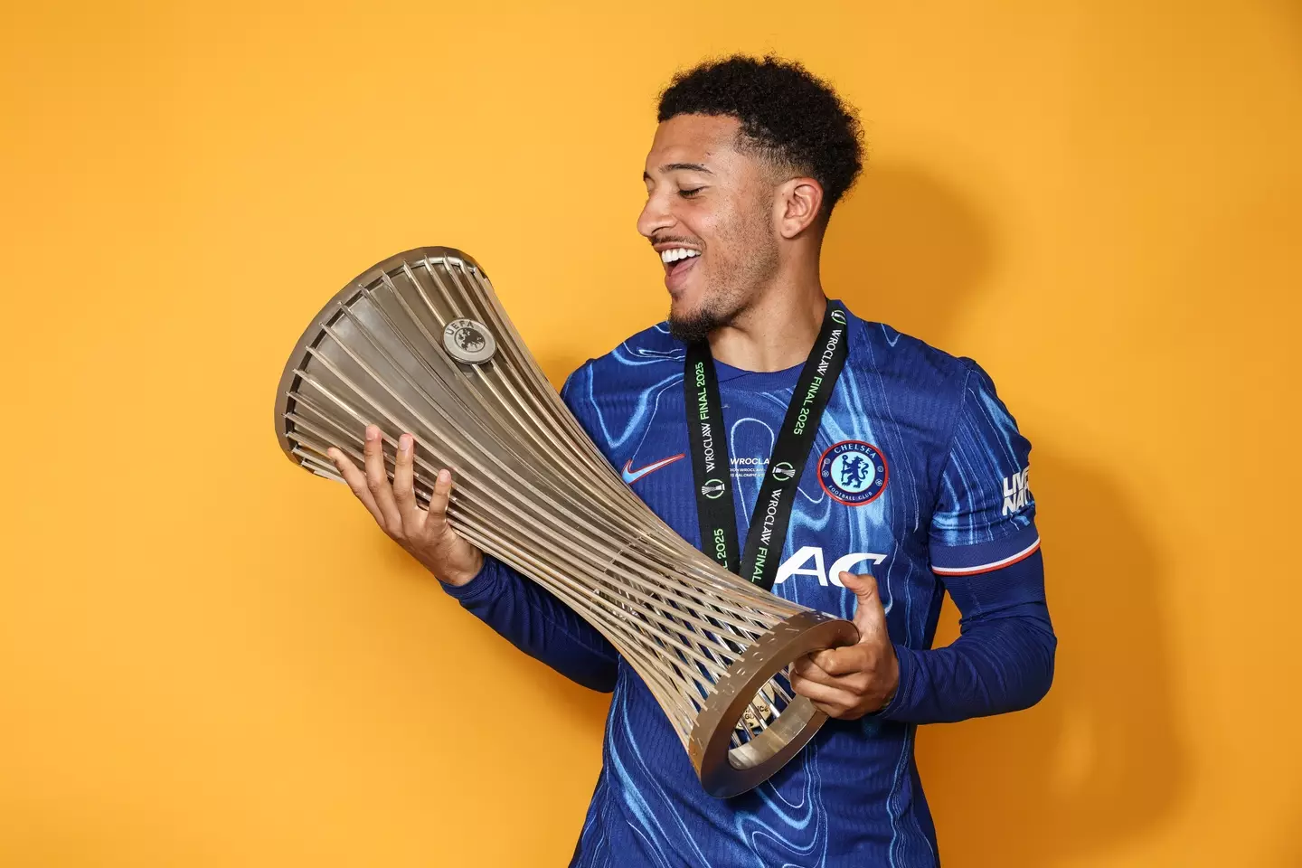 Jadon Sancho netted as Chelsea clinched the UEFA Conference League. Image: Getty