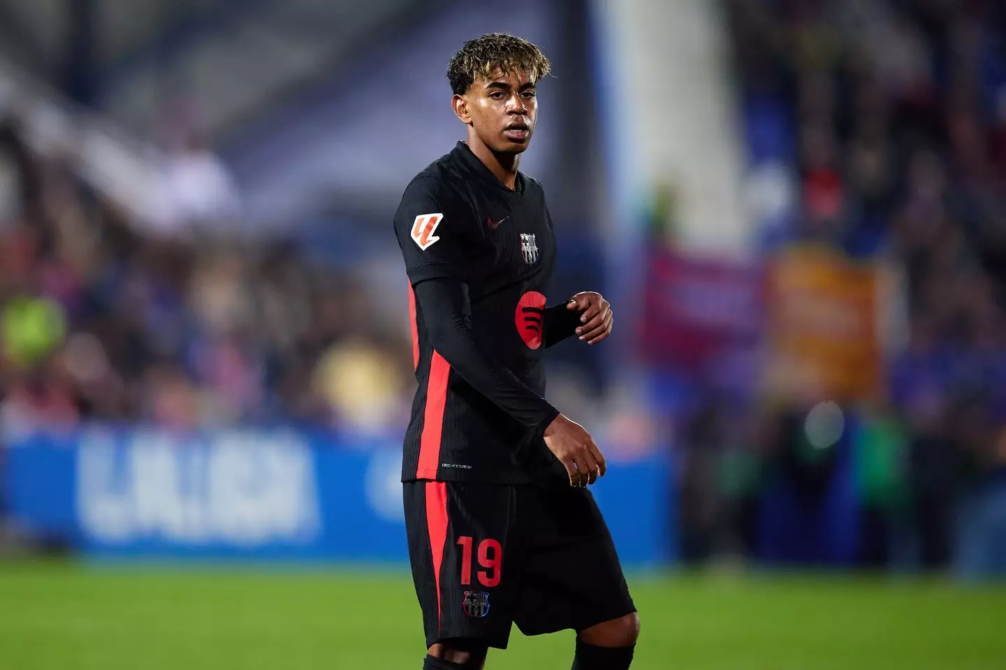 Lamine Yamal has impressed at Barcelona this season. Image: Getty