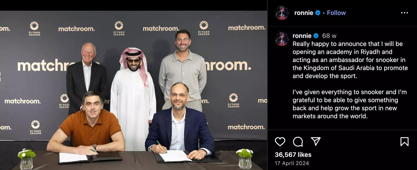 Image: Instagram/@ronnie