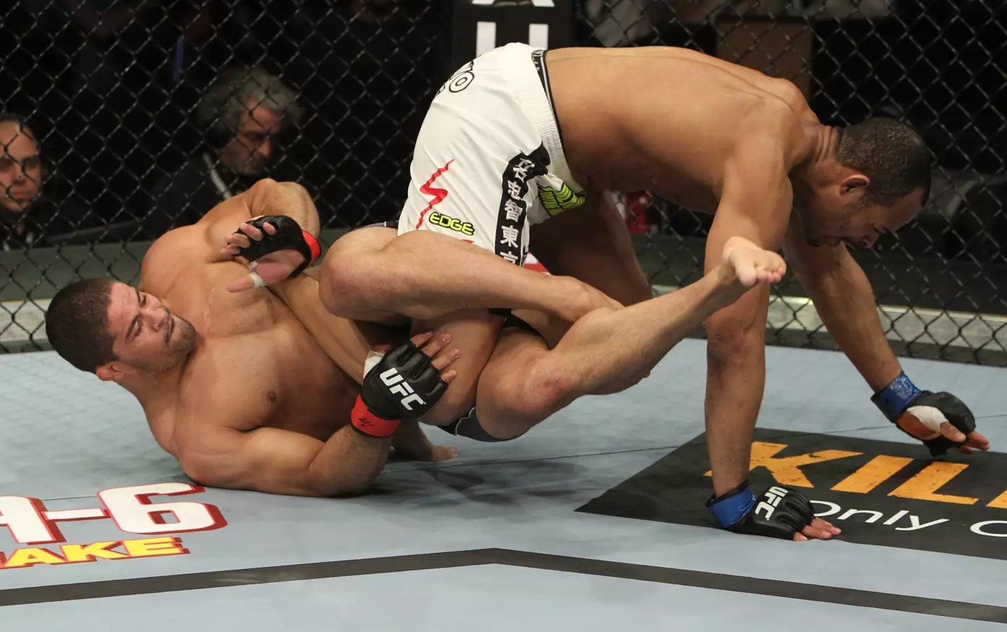 Rousimar Palhares during his UFC bout against David Branch. Image: Getty