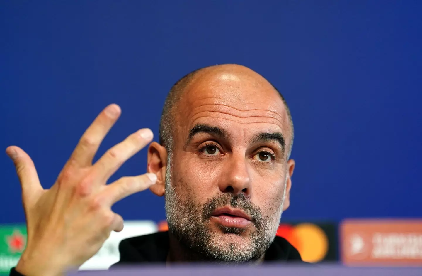 Guardiola clearly isn't happy with the treatment of his club. Image: Alamy