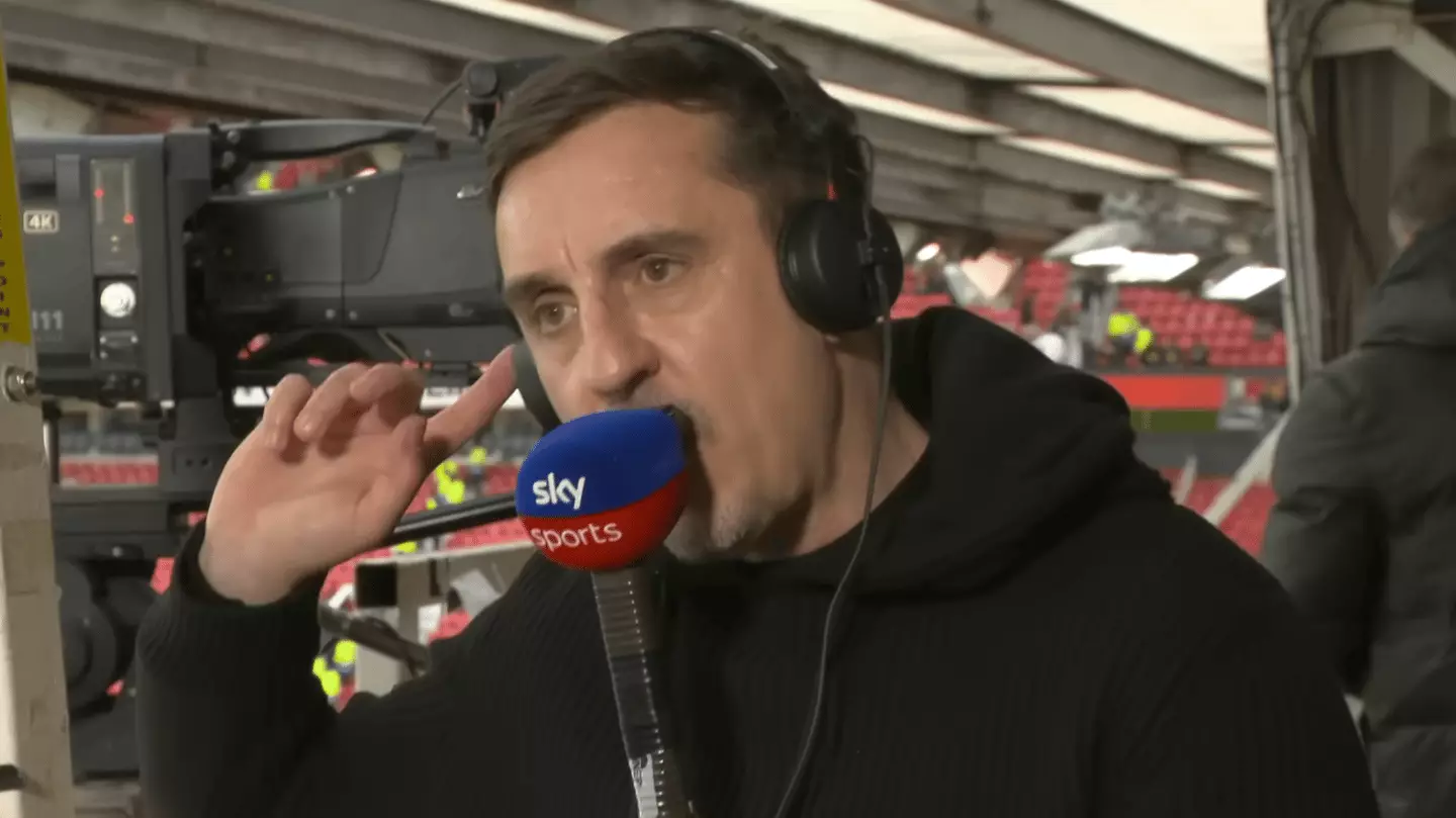 Gary Neville Explains Why He Got ‘Emotional’ After Mbeumo Goal vs Man City
