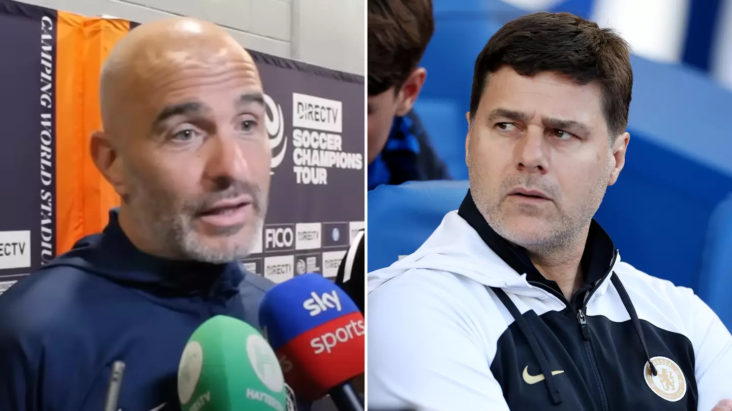 Fans think Enzo Maresca aimed dig at ex-Chelsea boss Mauricio Pochettino immediately after Real Madrid defeat