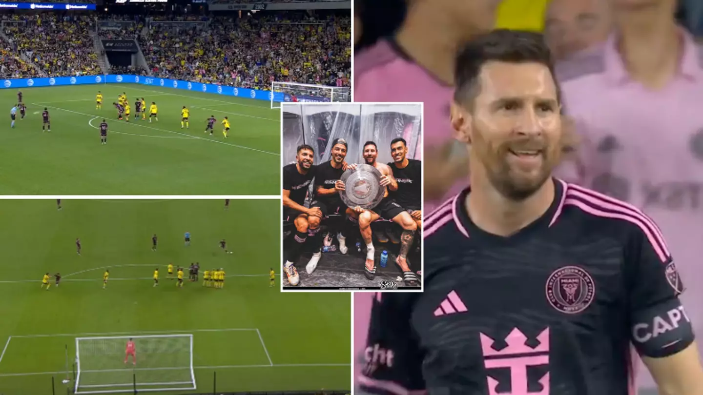 Lionel Messi scores stunning free-kick as he inspires Inter Miami to their second trophy, still doing GOAT things