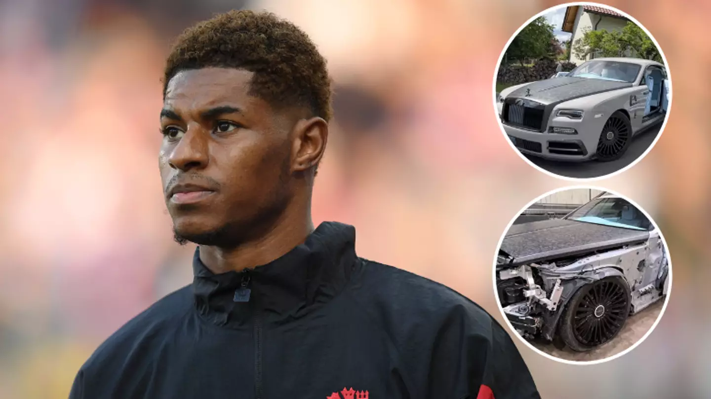 What Marcus Rashford did after video of man who bought his wrecked Rolls Royce went viral