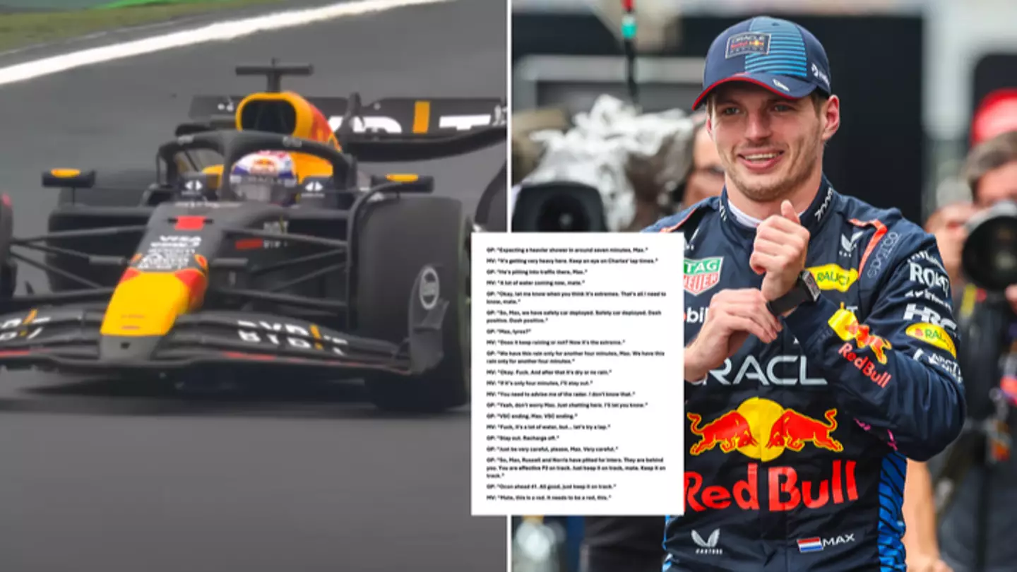 Full transcript of Max Verstappen's communication with his race engineer at Brazilian GP win emerges and has stunned F1 fans