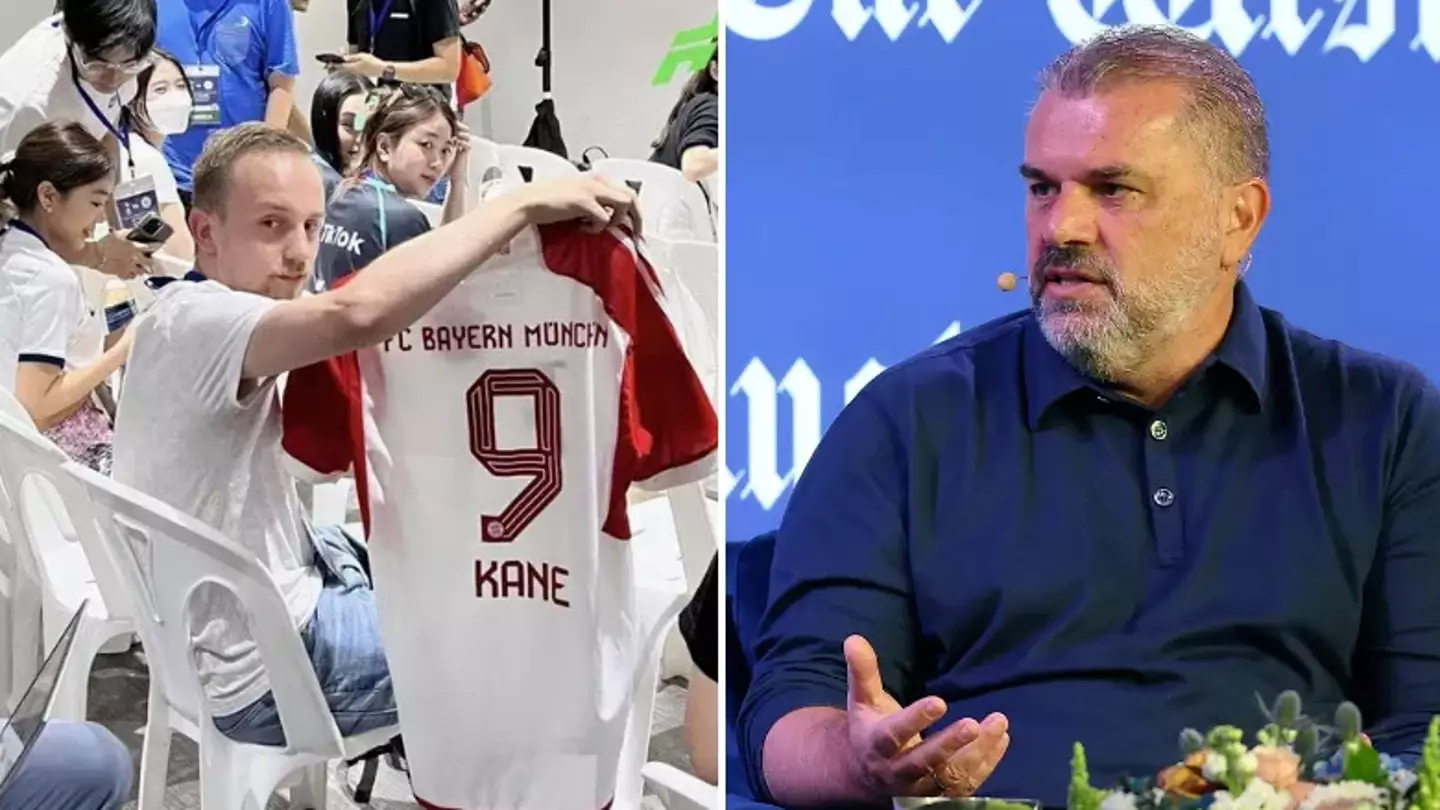 "You've come a long way for that.." - Ange Postecoglou blasts journalist in response to Harry Kane jibe