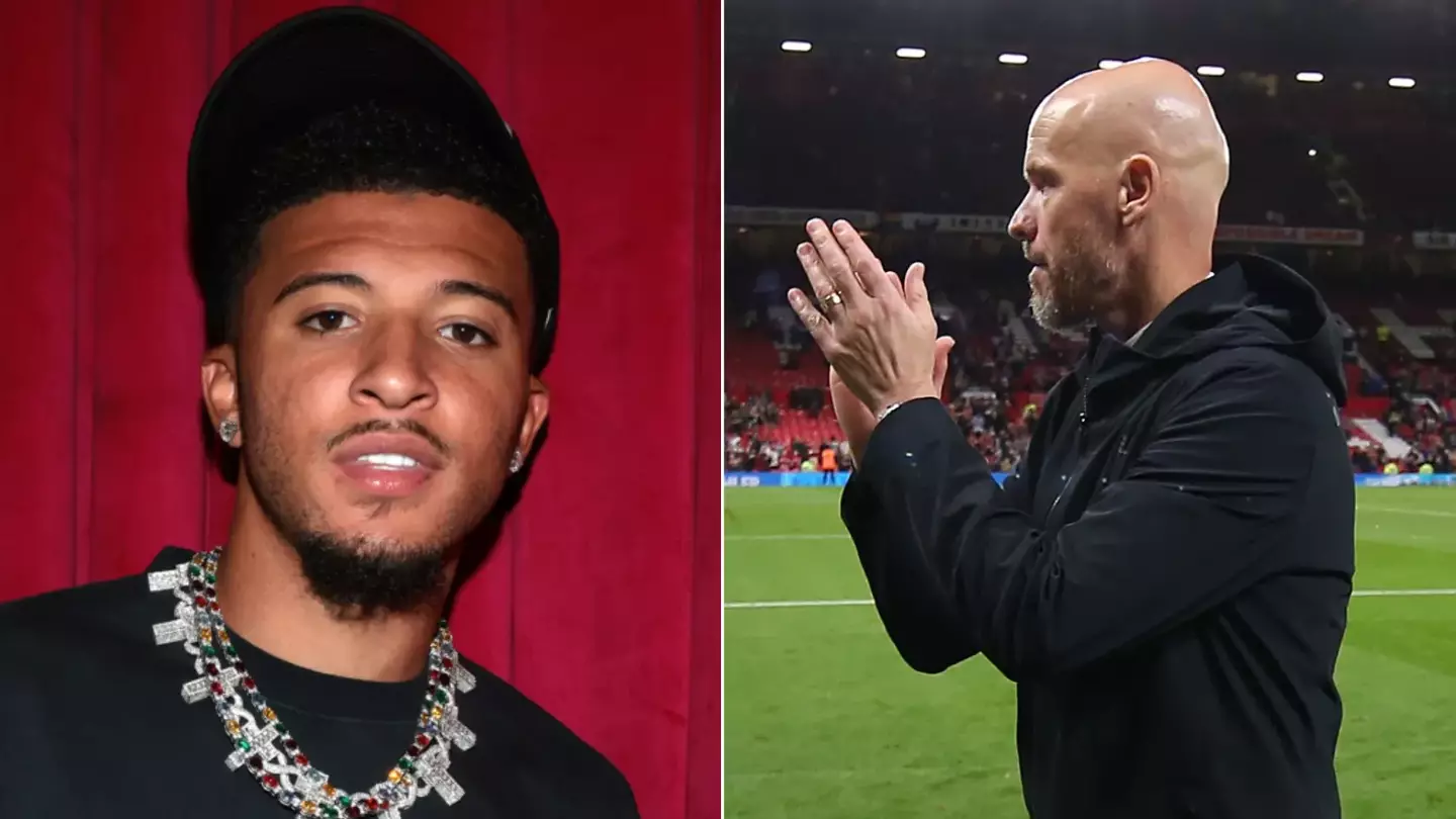 Man Utd 'insider' reveals why Jadon Sancho is 'refusing to apologise' to Erik ten Hag