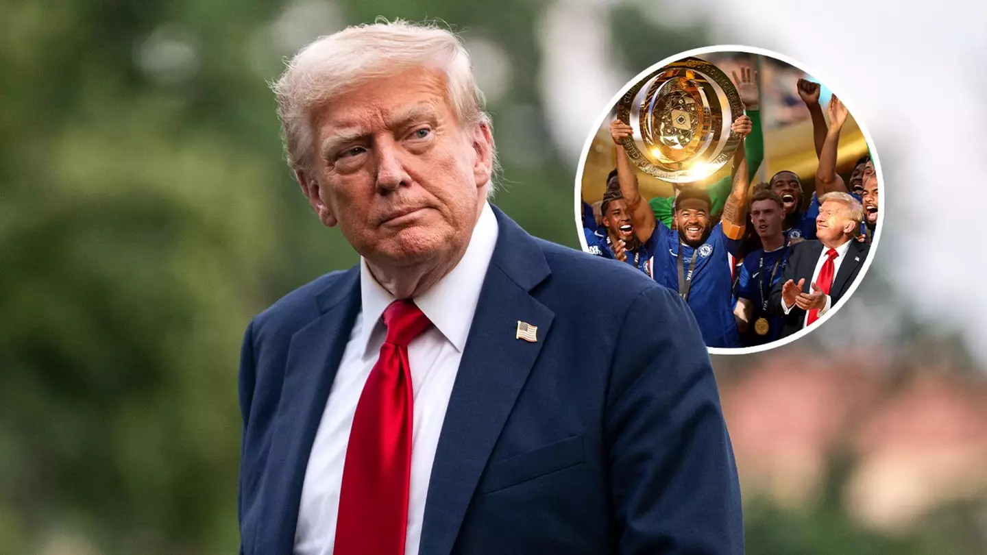 Donald Trump breaks his silence on gatecrashing Chelsea's Club World Cup trophy lift