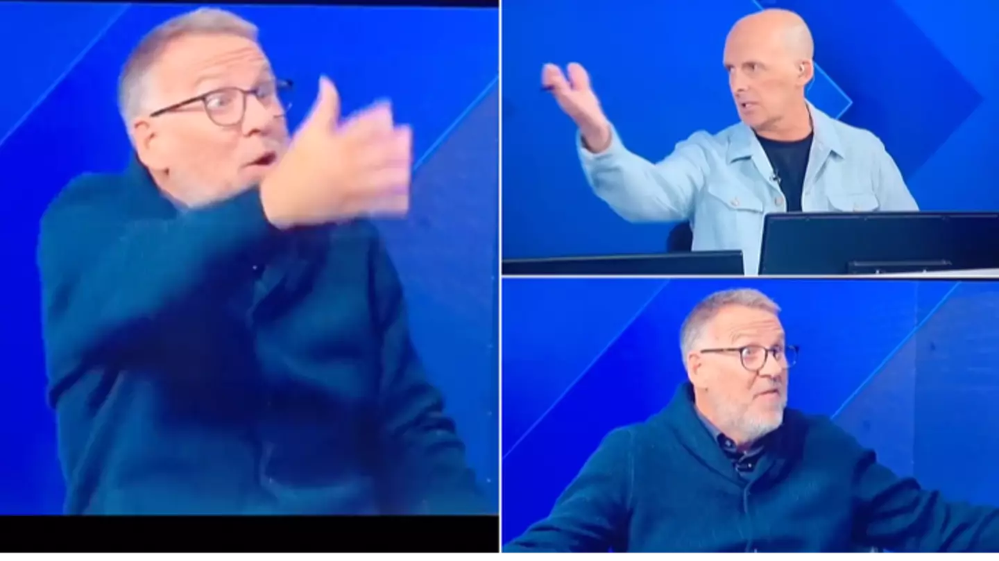 Paul Merson and Mike Dean involved in heated row over referees on Soccer Saturday, Simon Thomas had to step in