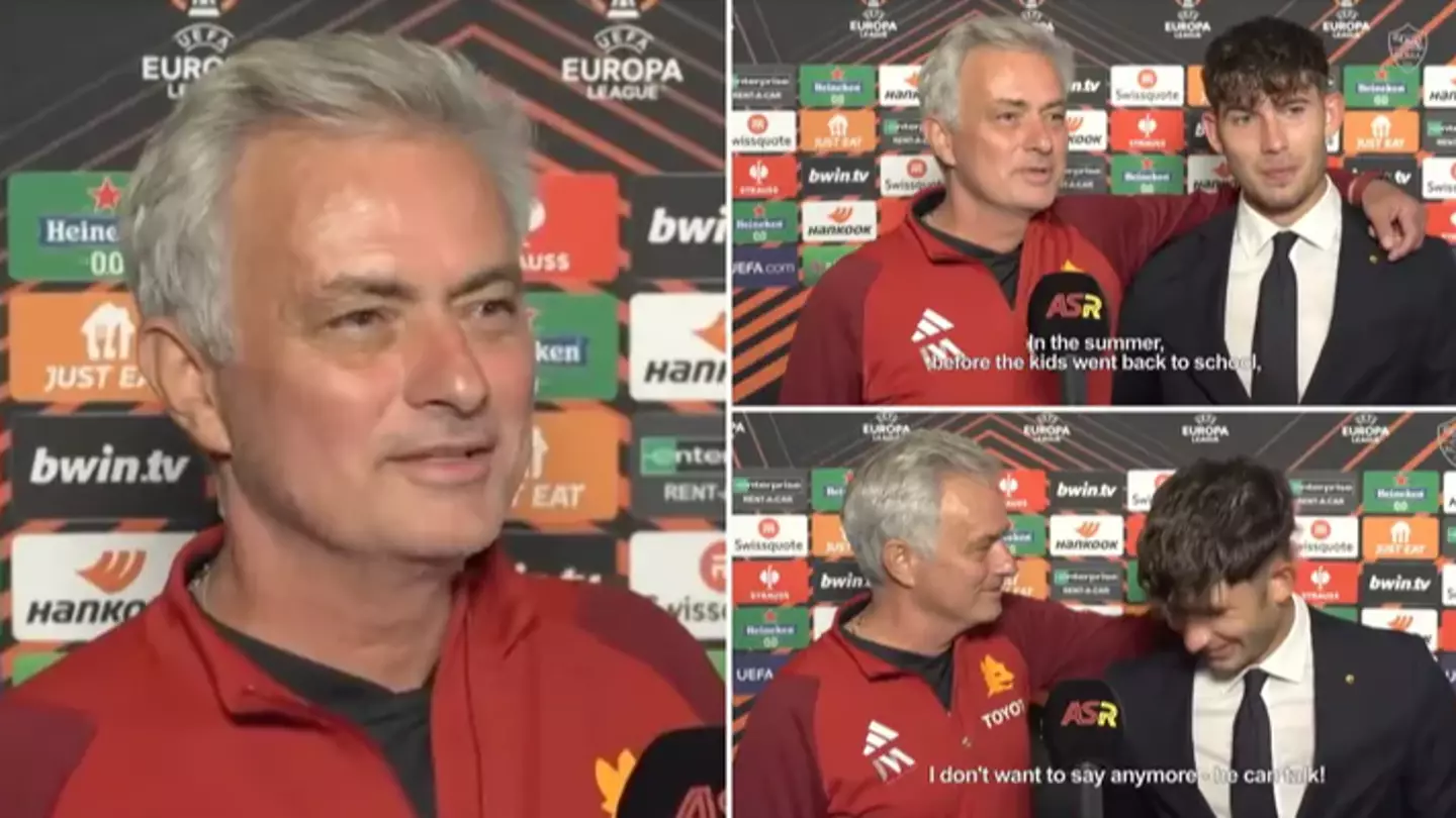 Jose Mourinho invites Roma youngster Francesco D'Alessio to conduct post-match interview after senior debut