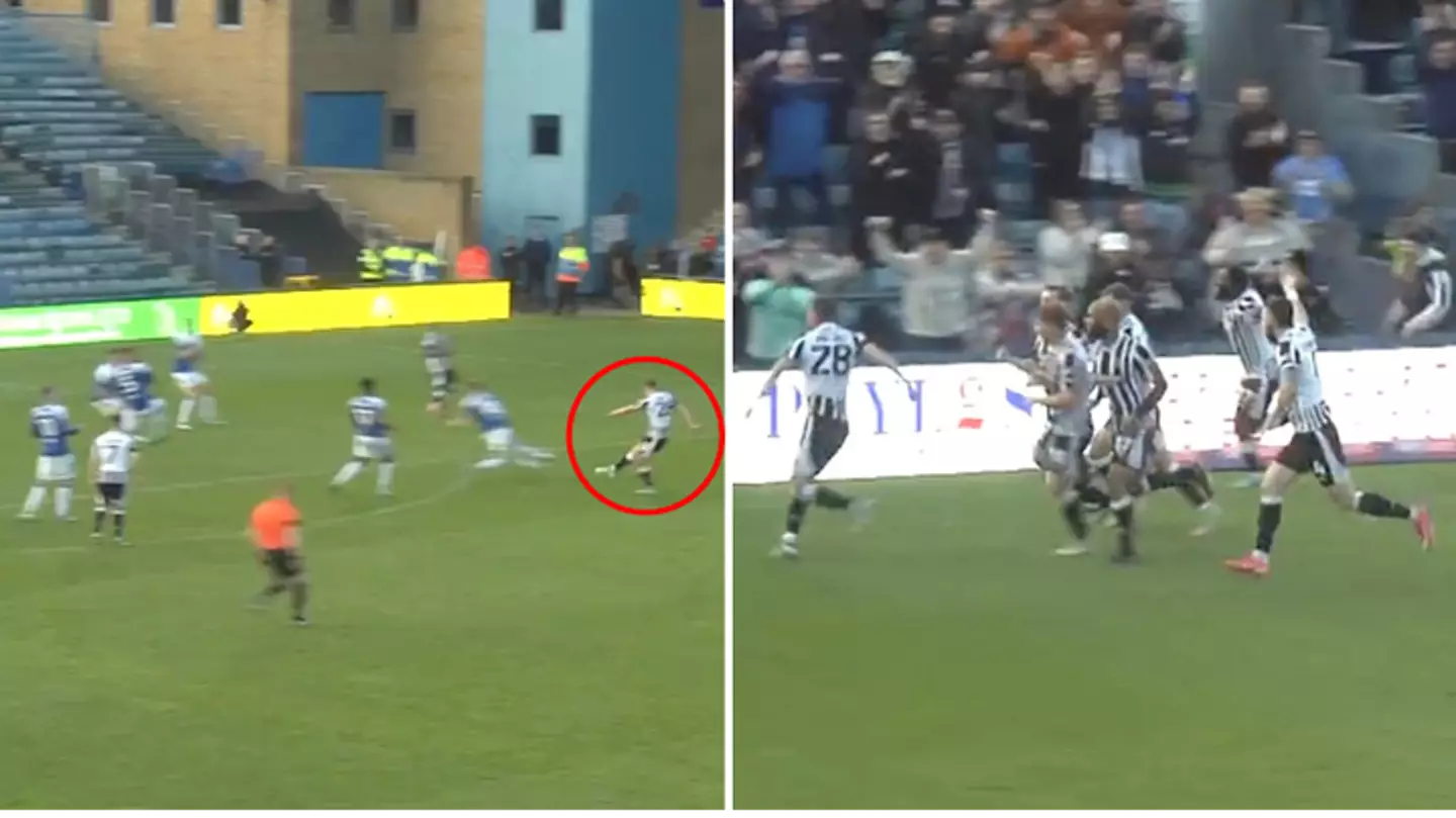 Grandson of Man Utd legend scores screamer on EFL debut from centre-back