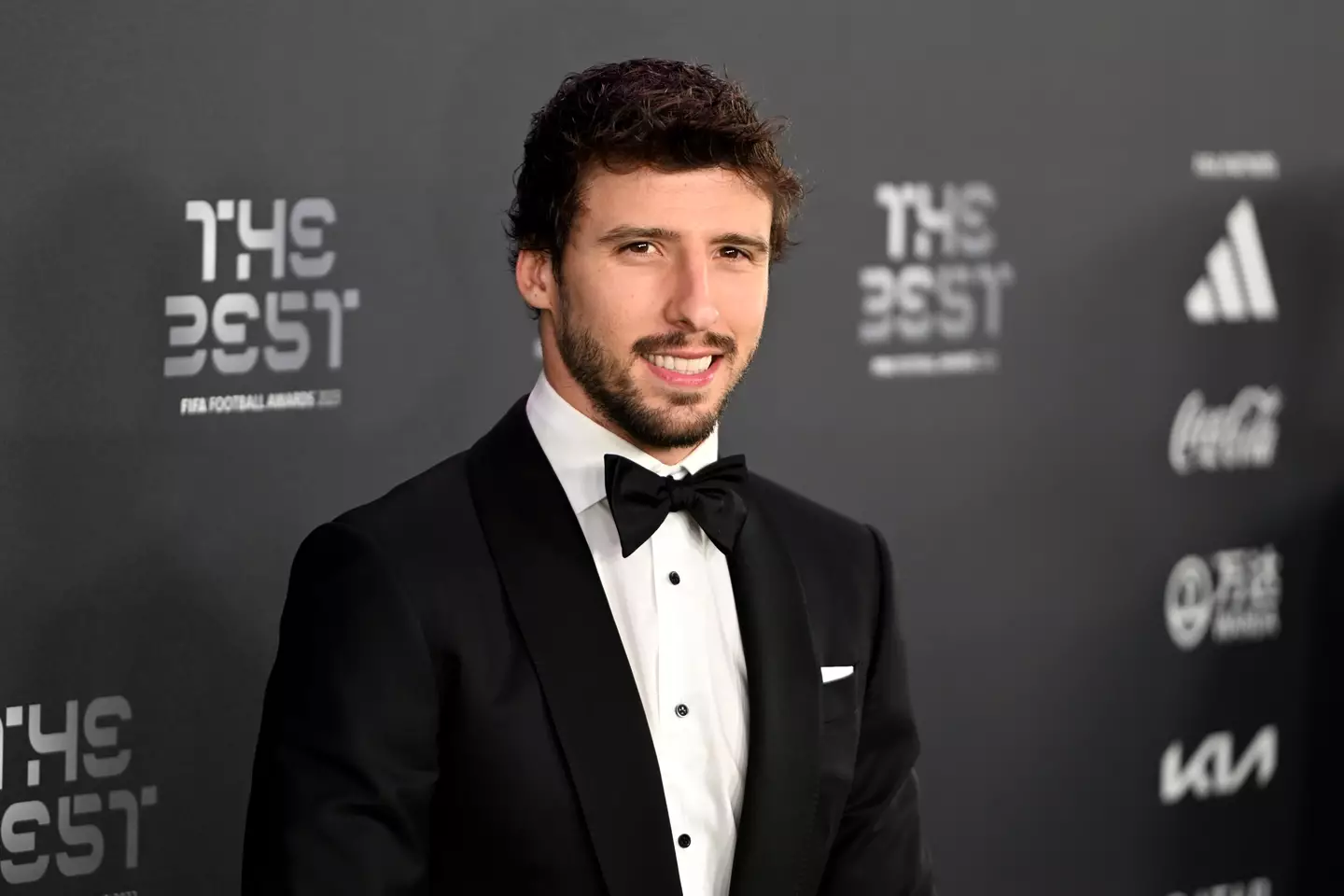 Ruben Dias at The Best awards. Image: Getty 