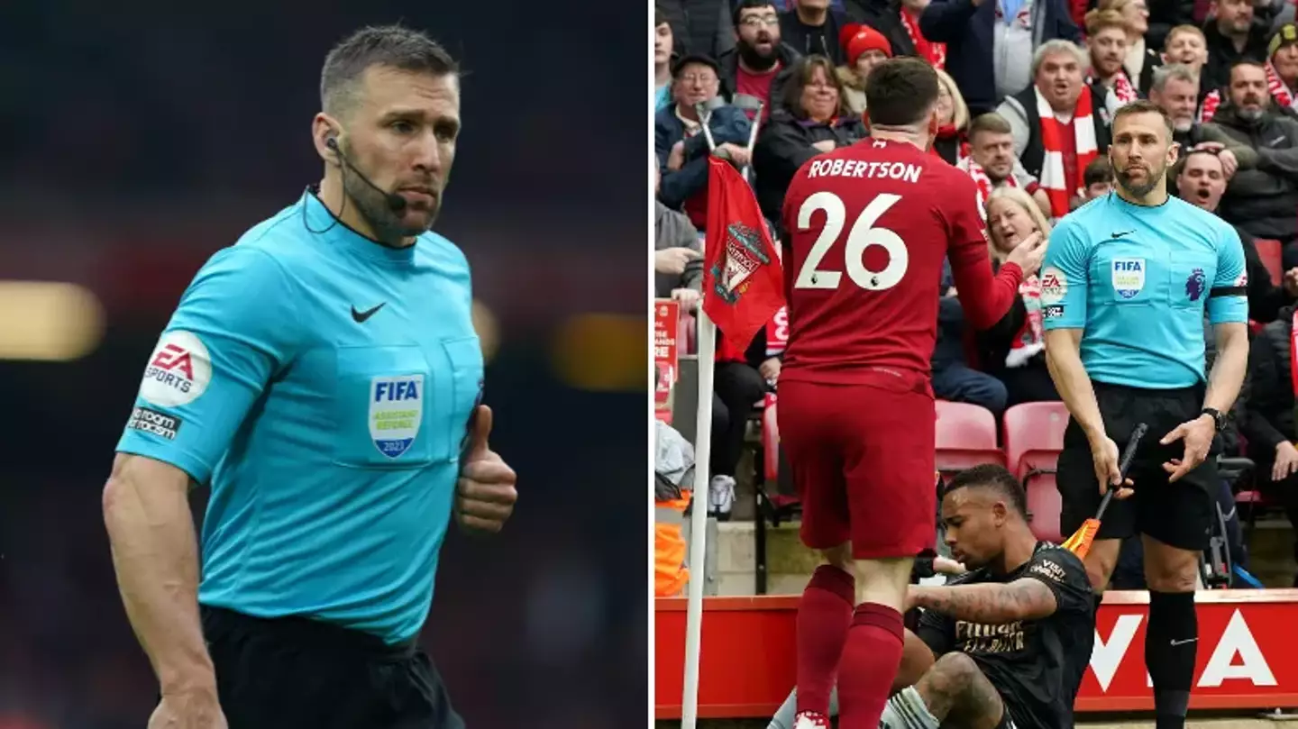 Assistant referee Constantine Hatzidakis stood down amid FA investigation into Andy Robertson elbow incident