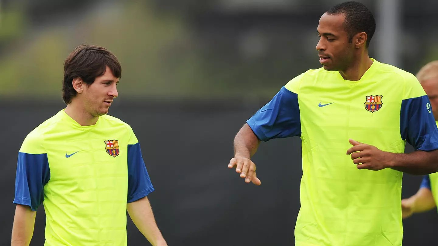 Thierry Henry explained what Lionel Messi did after getting angry in Barcelona training that left him asking 'can Ronaldo do that'