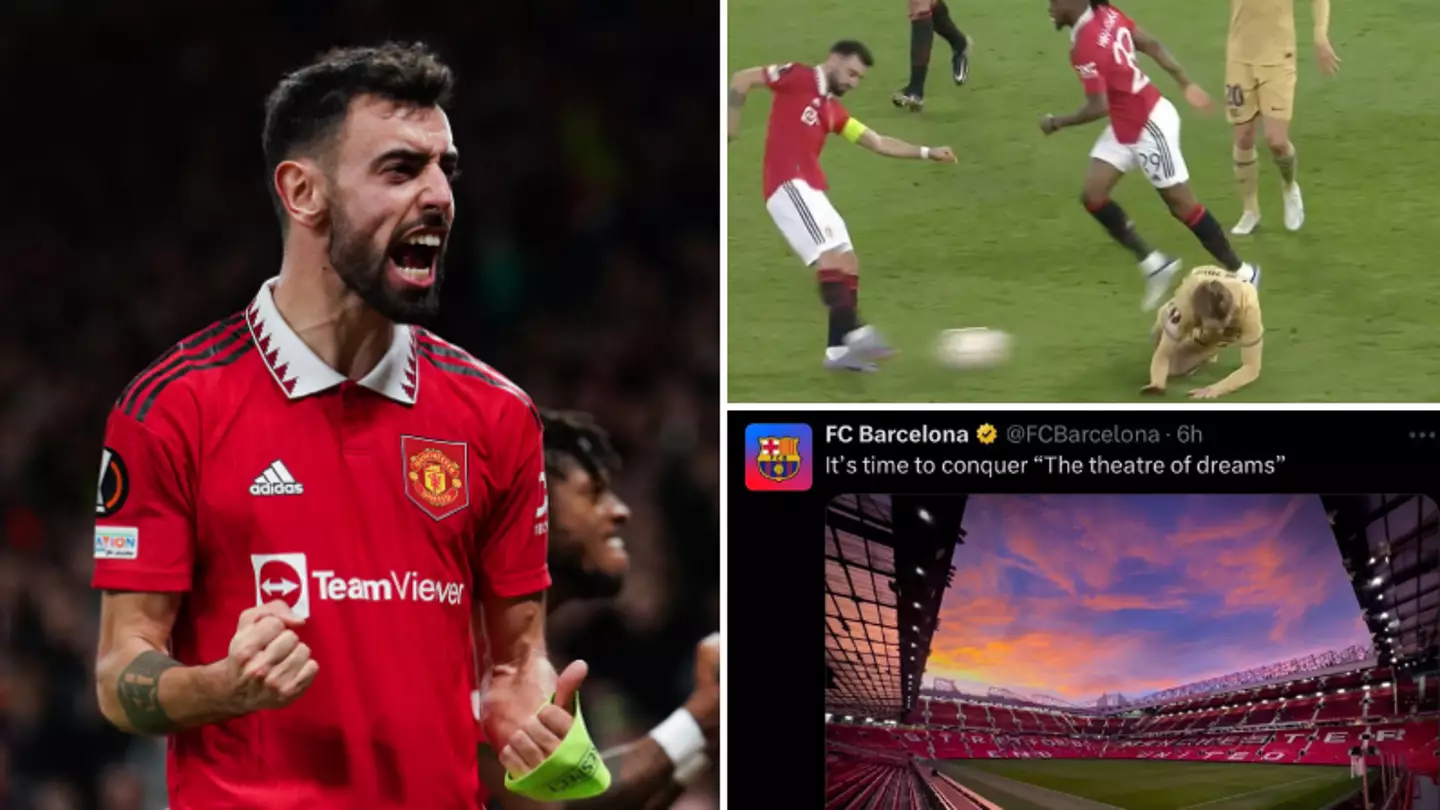 Manchester United's social media team were having a lot of fun after win over Barcelona