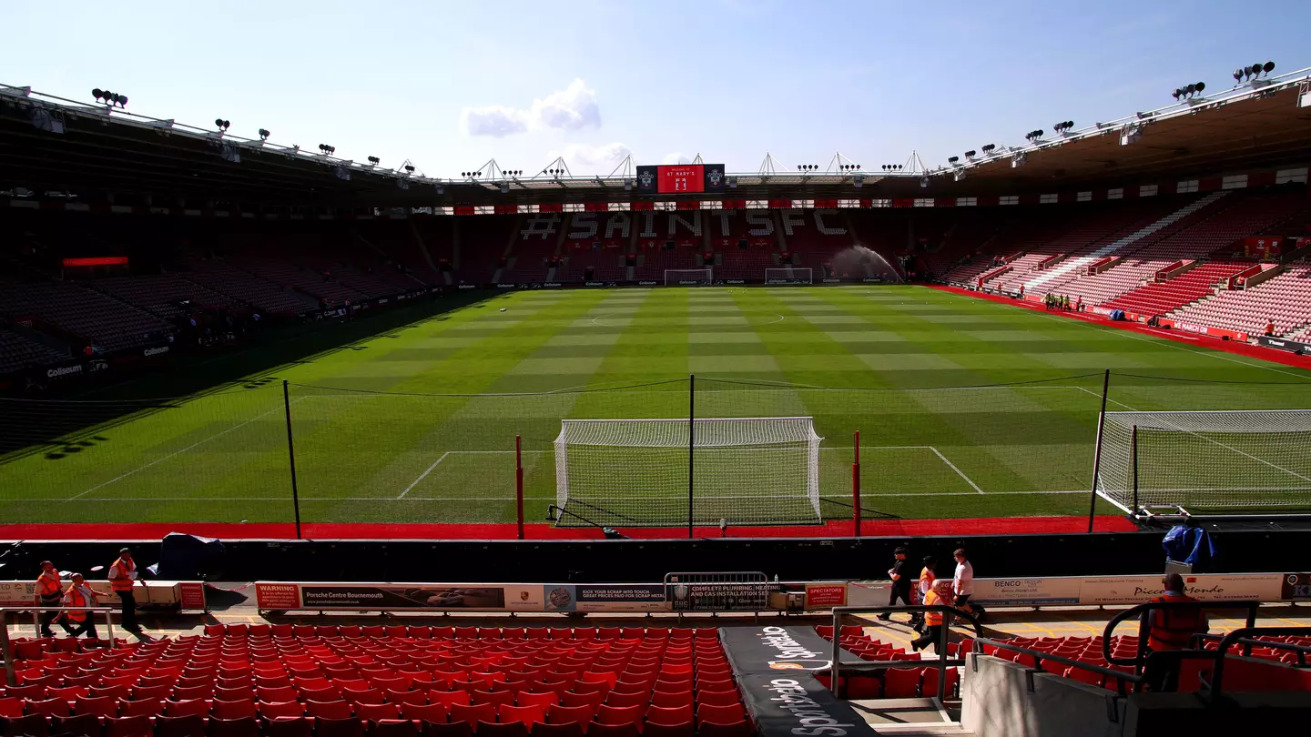 A general view of the stadium ahead of the Premier League match at St Mary's Stadium, Southampton. (Alamy)